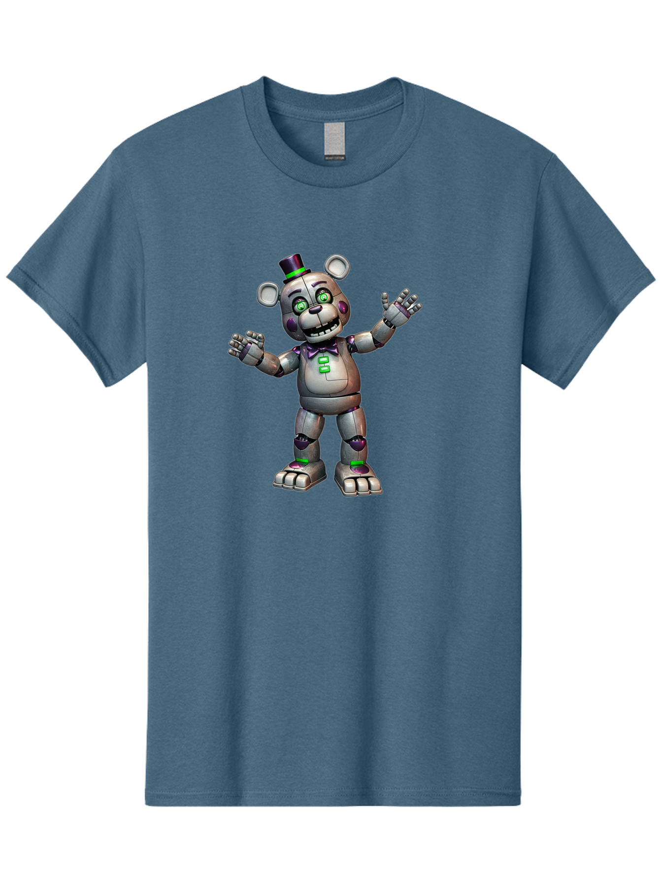 Endoskeleton-Freddy Men'S Graphic Tee, 100% Cotton, Comfortable Casual Summer Wear, Machine Washable, Vintage Camera, Old Camera, Antique Camera, Black Camera, Classic Photography, Photography Equipment, Nostalgic Device, Film Camera, Bak530