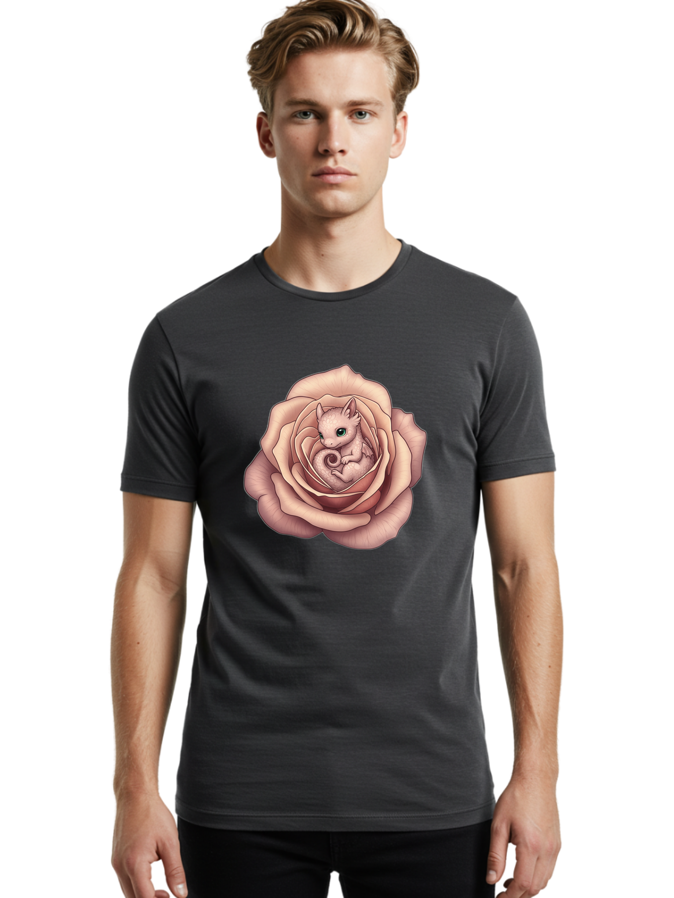 Espeon-In-Rose Men'S Graphic Tee, 100% Cotton, Comfortable Casual Summer Wear, Machine Washable, Vintage Camera, Old Camera, Antique Camera, Black Camera, Classic Photography, Photography Equipment, Nostalgic Device, Film Camera, Camera Art Bak532