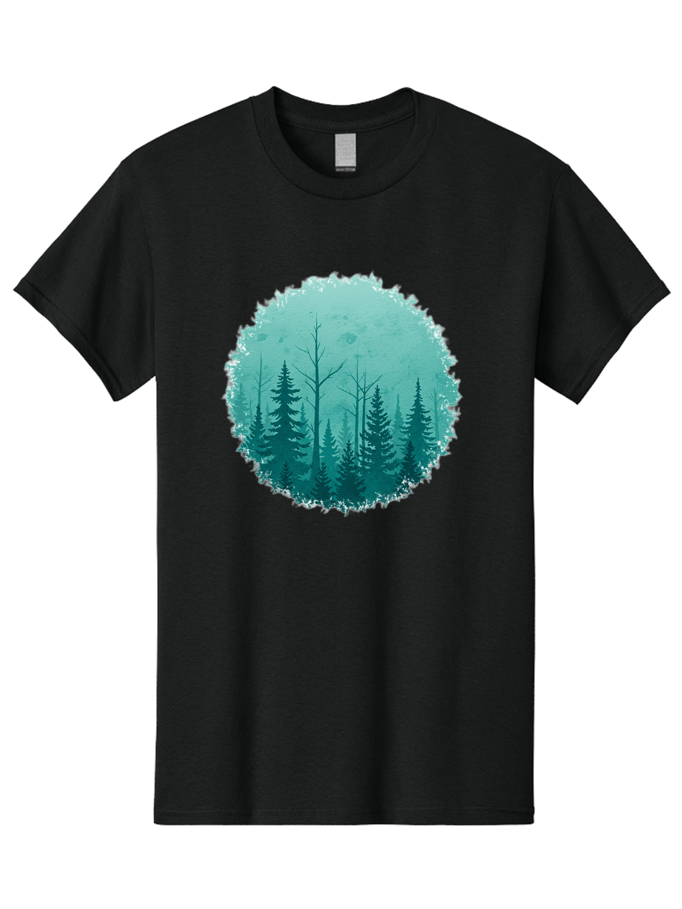 Evergreen-Forest Men'S Graphic Tee, 100% Cotton, Comfortable Casual Summer Wear, Machine Washable, Vintage Camera, Old Camera, Antique Camera, Black Camera, Classic Photography, Photography Equipment, Nostalgic Device, Film Camera, Camera Art Bak533