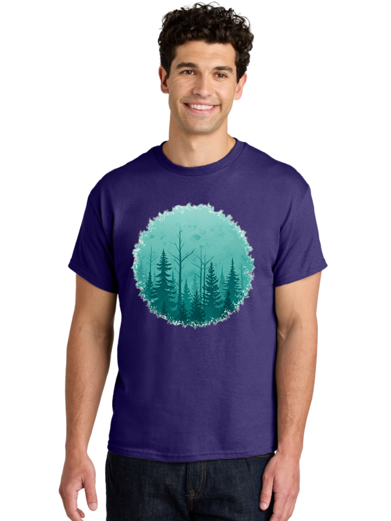 Evergreen-Forest Men'S Graphic Tee, 100% Cotton, Comfortable Casual Summer Wear, Machine Washable, Vintage Camera, Old Camera, Antique Camera, Black Camera, Classic Photography, Photography Equipment, Nostalgic Device, Film Camera, Camera Art Bak533
