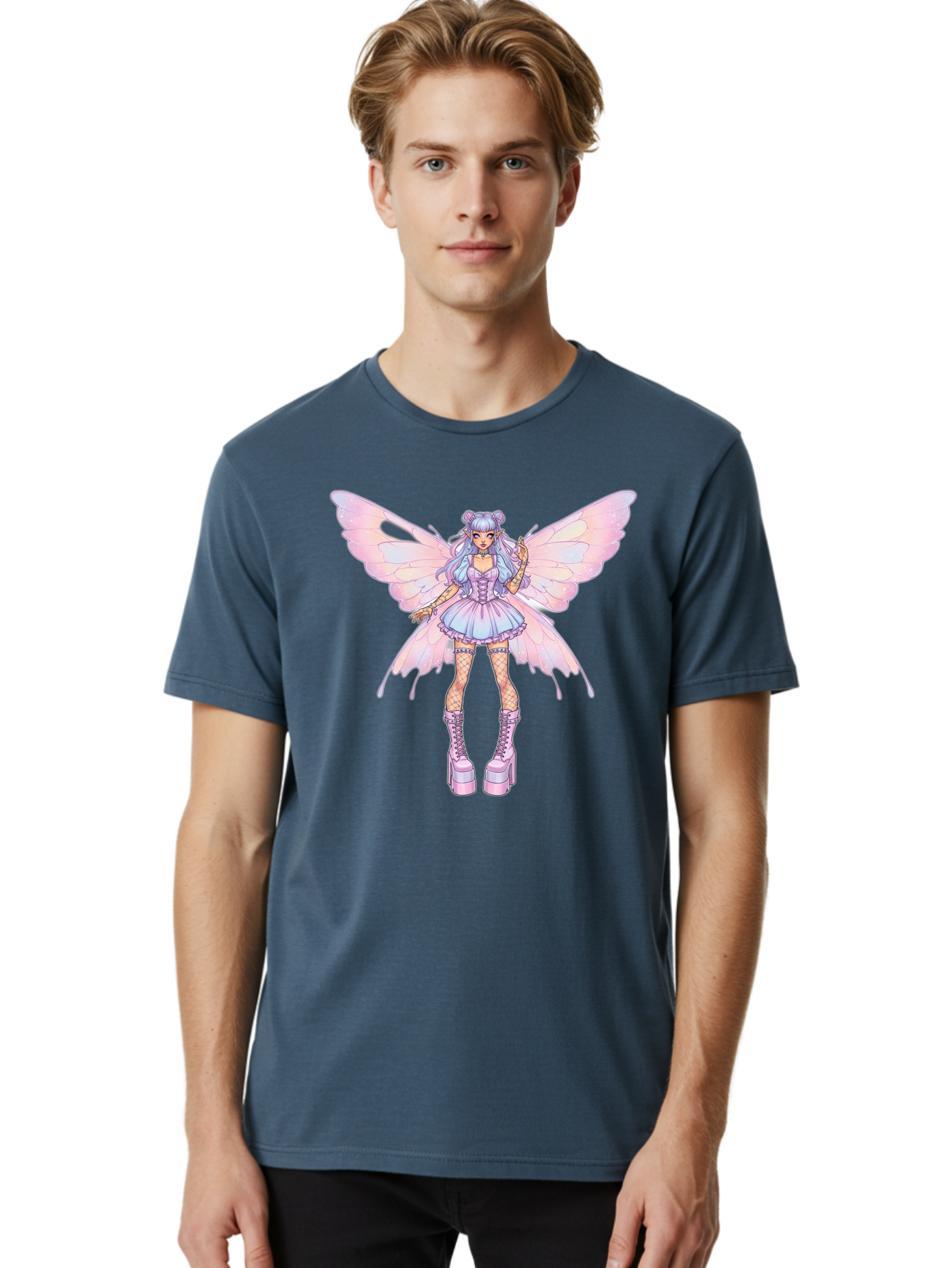 Fairy Men'S Graphic Tee, 100% Cotton, Comfortable Casual Summer Wear, Machine Washable, Vintage Camera, Old Camera, Antique Camera, Black Camera, Classic Photography, Photography Equipment, Nostalgic Device, Film Camera, Camera Art Bak545