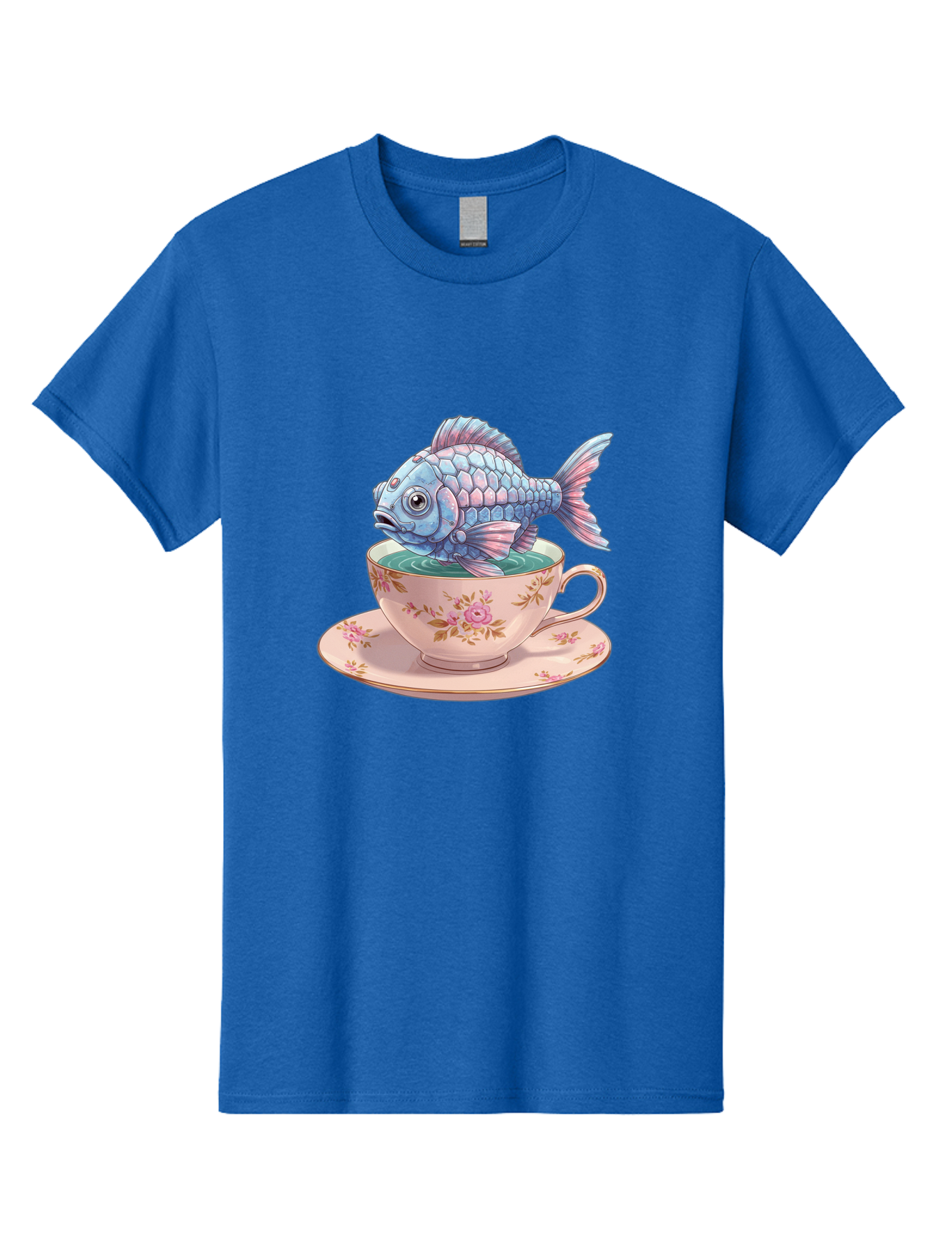 Fish-In-Teacup-2 Men'S Graphic Tee, 100% Cotton, Comfortable Casual Summer Wear, Machine Washable, Vintage Camera, Old Camera, Antique Camera, Black Camera, Classic Photography, Photography Equipment, Nostalgic Device, Film Camera, Camera Art Bak555