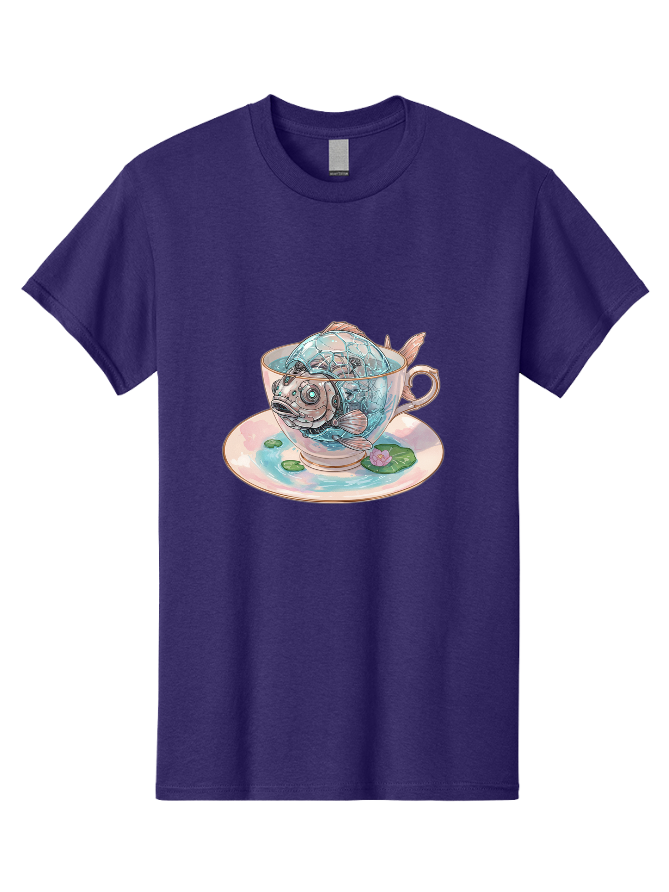 Fish-In-Teacup-4 Men'S Graphic Tee, 100% Cotton, Comfortable Casual Summer Wear, Machine Washable, Vintage Camera, Old Camera, Antique Camera, Black Camera, Classic Photography, Photography Equipment, Nostalgic Device, Film Camera, Camera Art Bak557