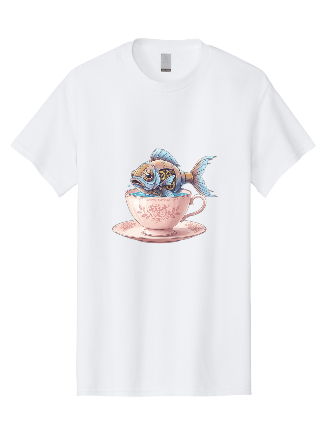 Fish-In-Teacup Men'S Graphic Tee, 100% Cotton, Comfortable Casual Summer Wear, Machine Washable, Vintage Camera, Old Camera, Antique Camera, Black Camera, Classic Photography, Photography Equipment, Nostalgic Device, Film Camera, Camera Art Bak558