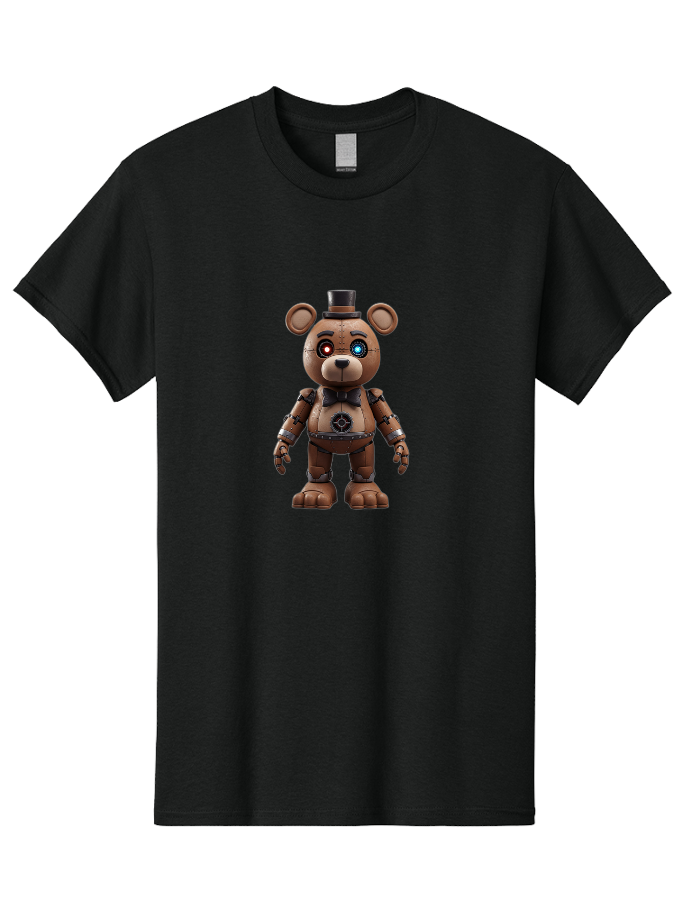 Five-Nights-At-Freddy-S-Golden-Freddy Men'S Graphic Tee, 100% Cotton, Comfortable Casual Summer Wear, Machine Washable, Vintage Camera, Old Camera, Antique Camera, Black Camera, Classic Photography, Photography Equipment, Nostalgic Device, Bak567