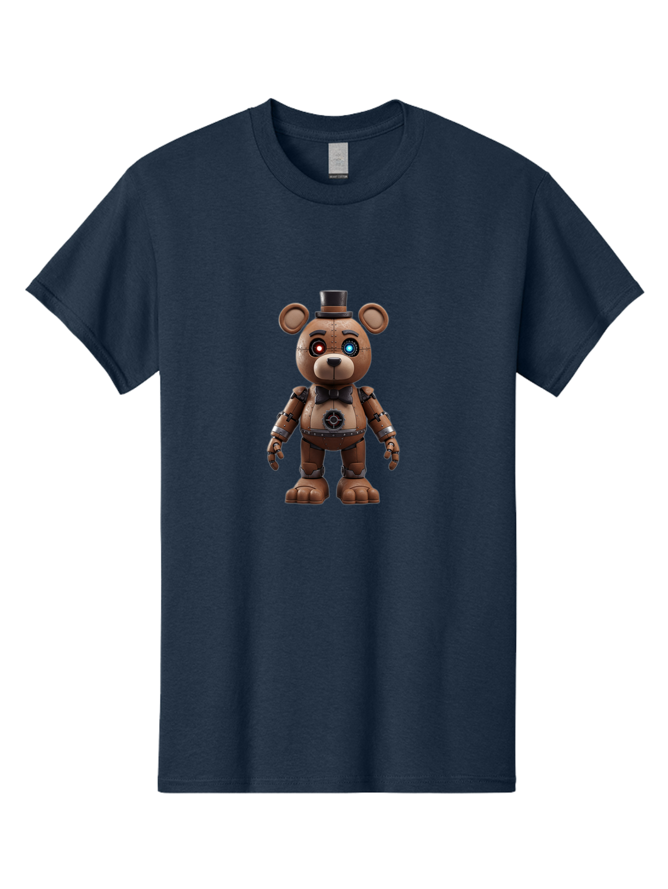 Five-Nights-At-Freddy-S-Golden-Freddy Men'S Graphic Tee, 100% Cotton, Comfortable Casual Summer Wear, Machine Washable, Vintage Camera, Old Camera, Antique Camera, Black Camera, Classic Photography, Photography Equipment, Nostalgic Device, Bak567