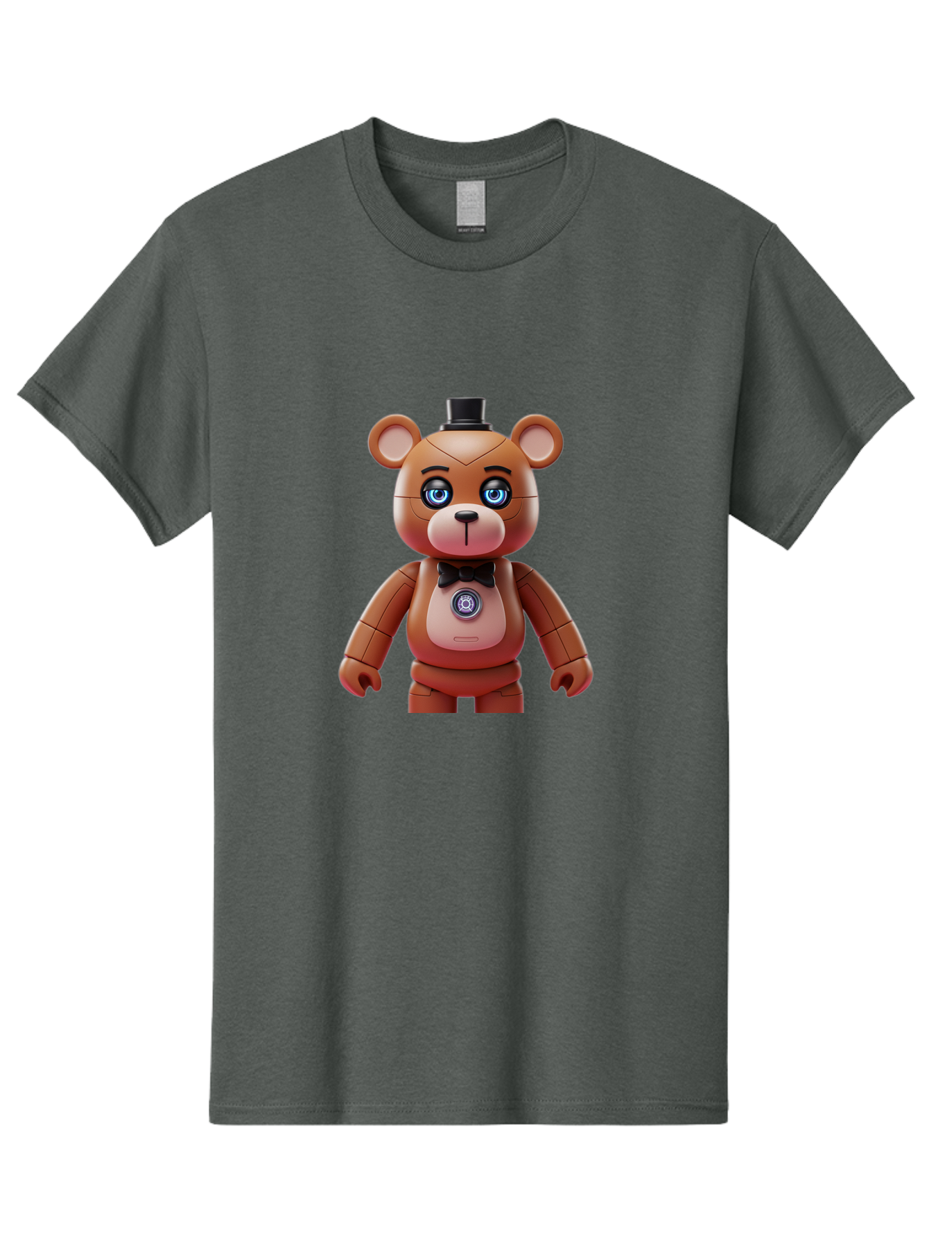 Five-Nights-At-Freddy-S-Teddy-Bear Men'S Graphic Tee, 100% Cotton, Comfortable Casual Summer Wear, Machine Washable, Vintage Camera, Old Camera, Antique Camera, Black Camera, Classic Photography, Photography Equipment, Nostalgic Device, Bak568