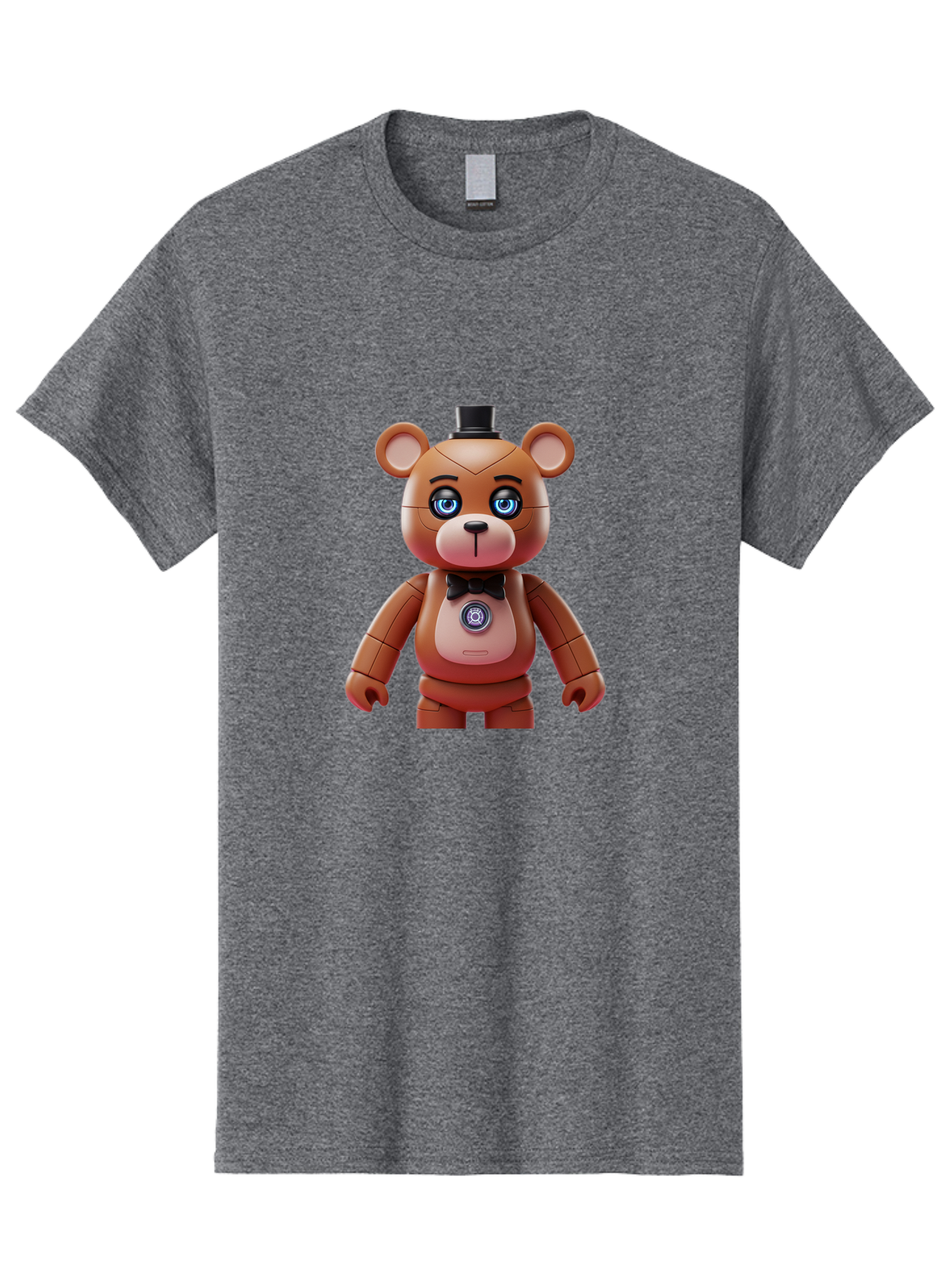 Five-Nights-At-Freddy-S-Teddy-Bear Men'S Graphic Tee, 100% Cotton, Comfortable Casual Summer Wear, Machine Washable, Vintage Camera, Old Camera, Antique Camera, Black Camera, Classic Photography, Photography Equipment, Nostalgic Device, Bak568