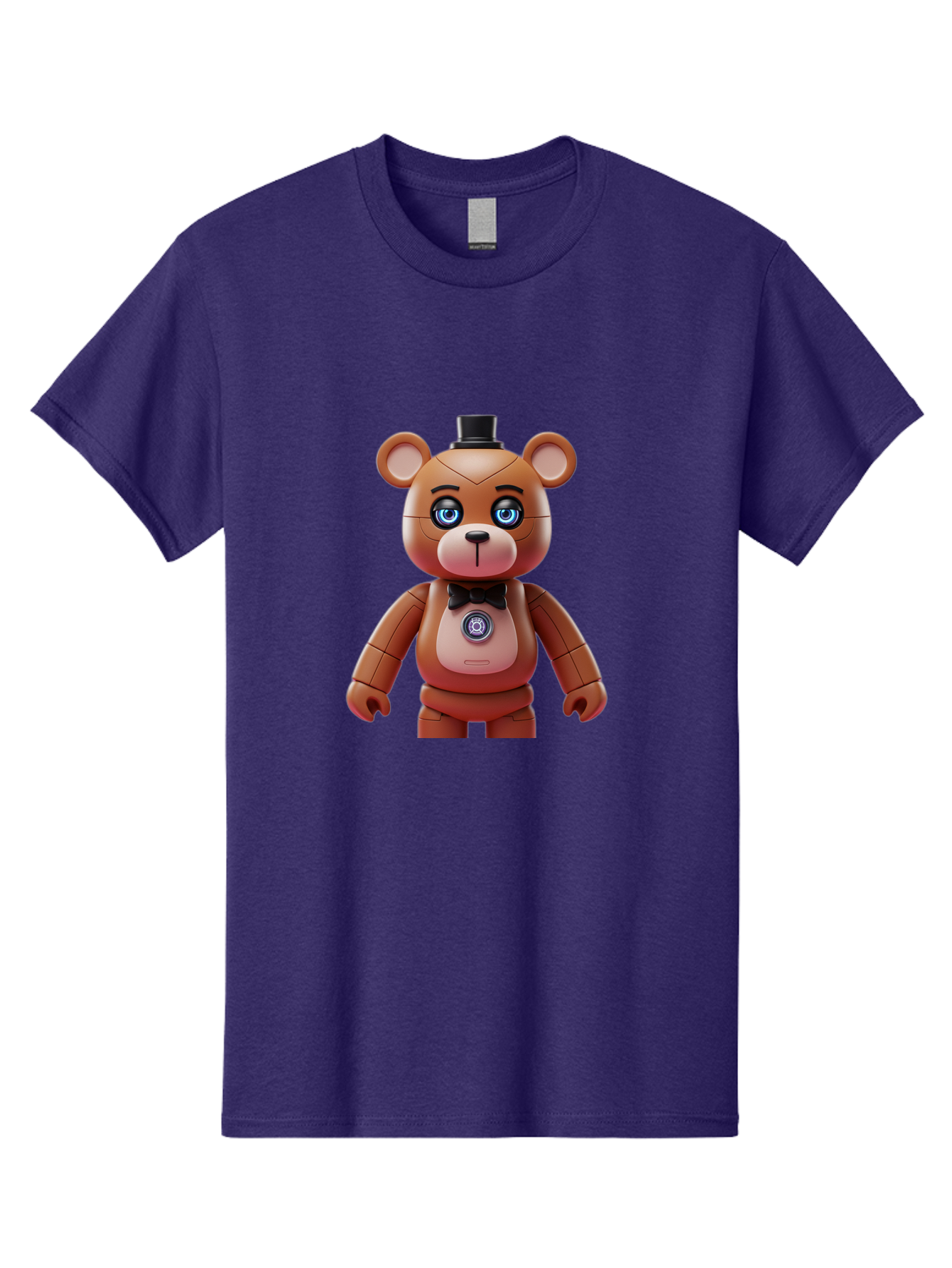 Five-Nights-At-Freddy-S-Teddy-Bear Men'S Graphic Tee, 100% Cotton, Comfortable Casual Summer Wear, Machine Washable, Vintage Camera, Old Camera, Antique Camera, Black Camera, Classic Photography, Photography Equipment, Nostalgic Device, Bak568