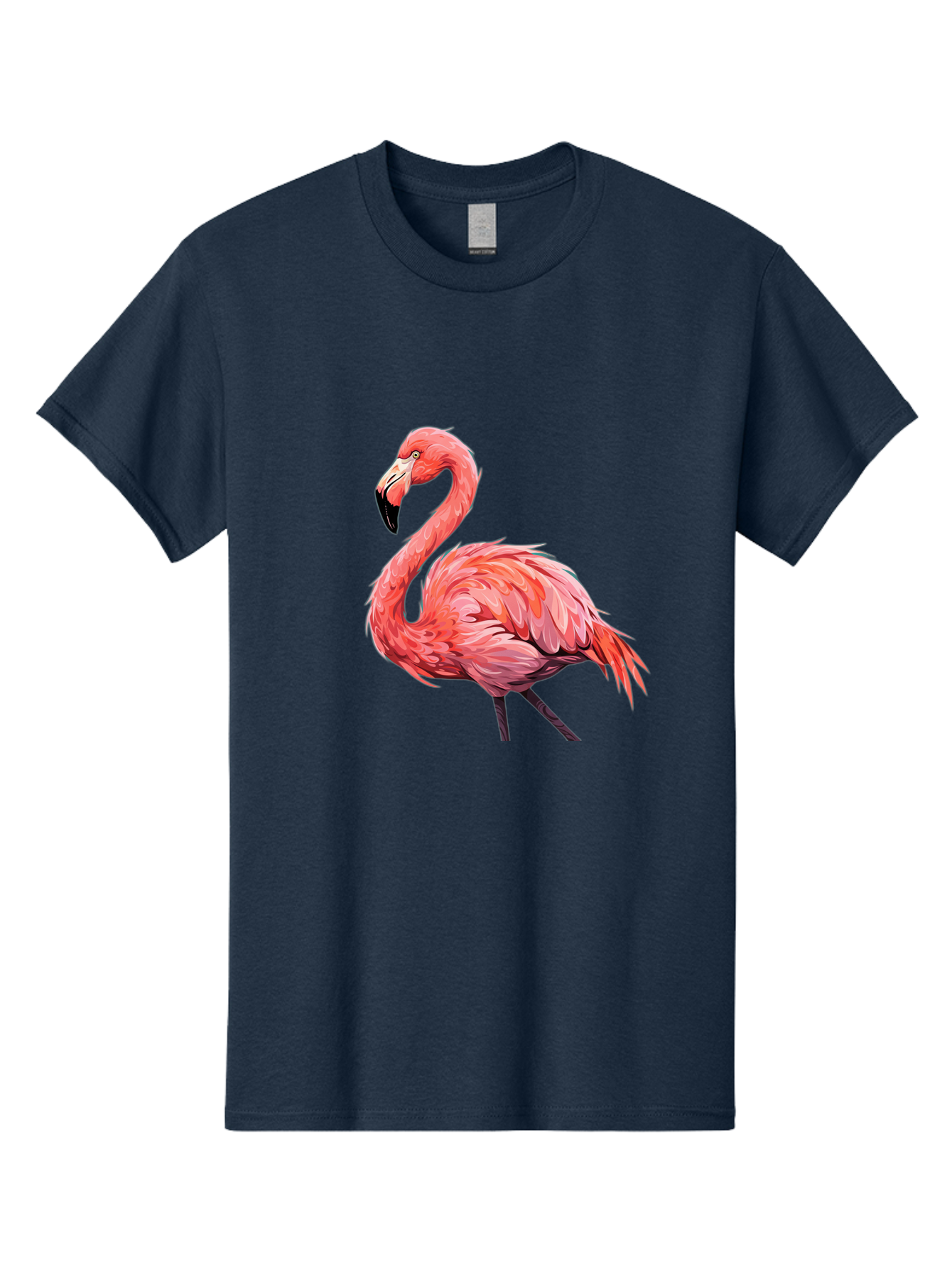 Flamingo-15 Men'S Graphic Tee, 100% Cotton, Comfortable Casual Summer Wear, Machine Washable, Vintage Camera, Old Camera, Antique Camera, Black Camera, Classic Photography, Photography Equipment, Nostalgic Device, Film Camera, Camera Art Bak579