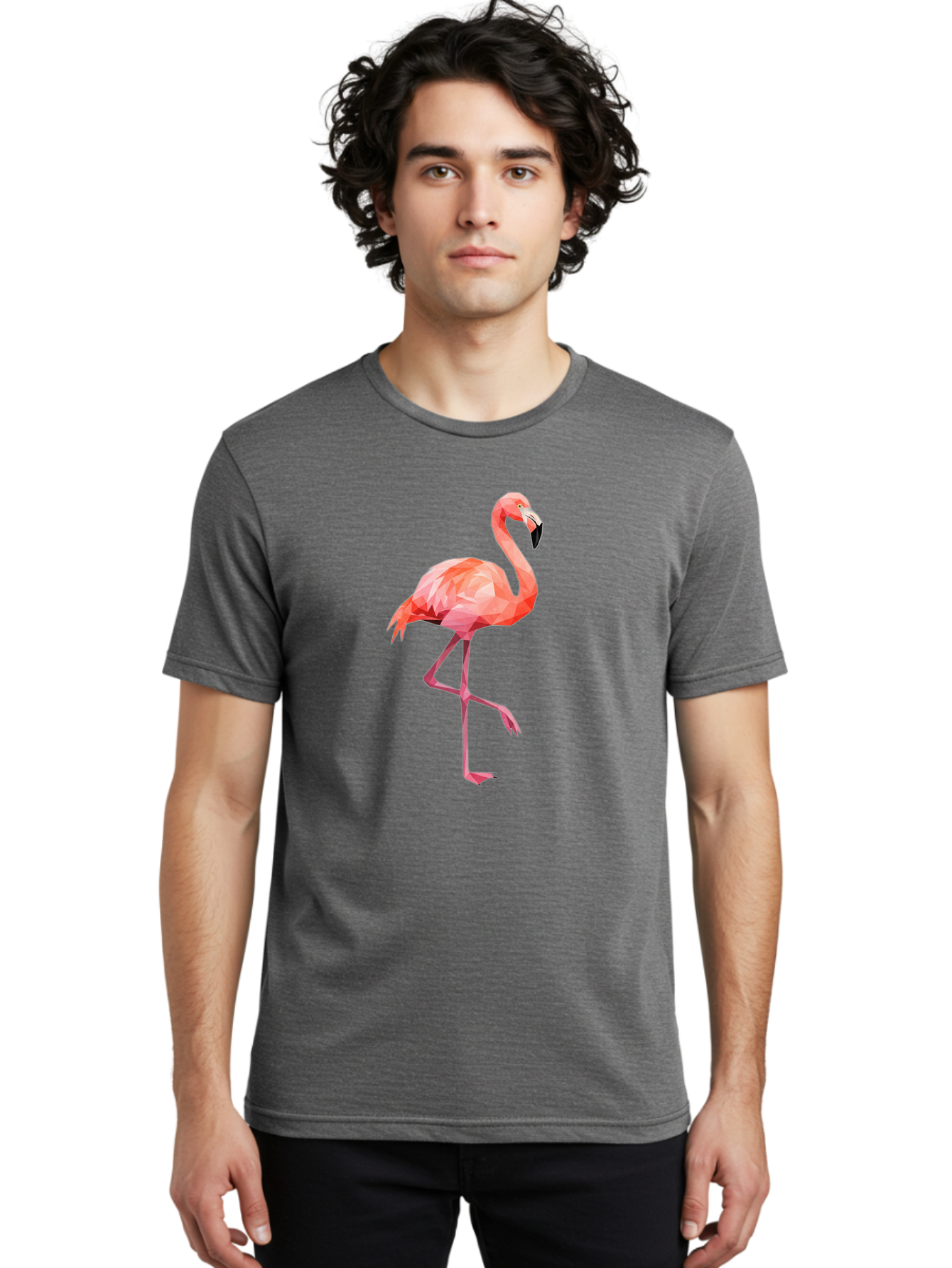 Flamingo-19 Men'S Graphic Tee, 100% Cotton, Comfortable Casual Summer Wear, Machine Washable, Vintage Camera, Old Camera, Antique Camera, Black Camera, Classic Photography, Photography Equipment, Nostalgic Device, Film Camera, Camera Art Bak583