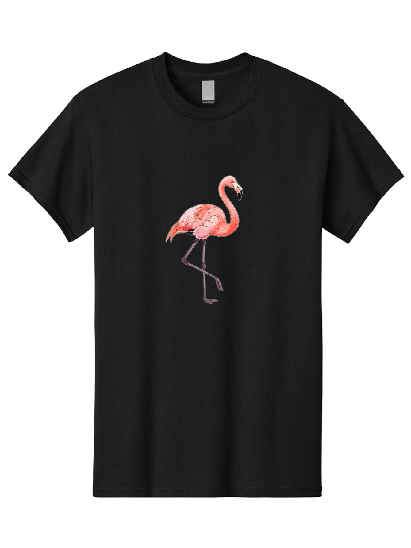 Flamingo-20 Men'S Graphic Tee, 100% Cotton, Comfortable Casual Summer Wear, Machine Washable, Vintage Camera, Old Camera, Antique Camera, Black Camera, Classic Photography, Photography Equipment, Nostalgic Device, Film Camera, Camera Art Bak585