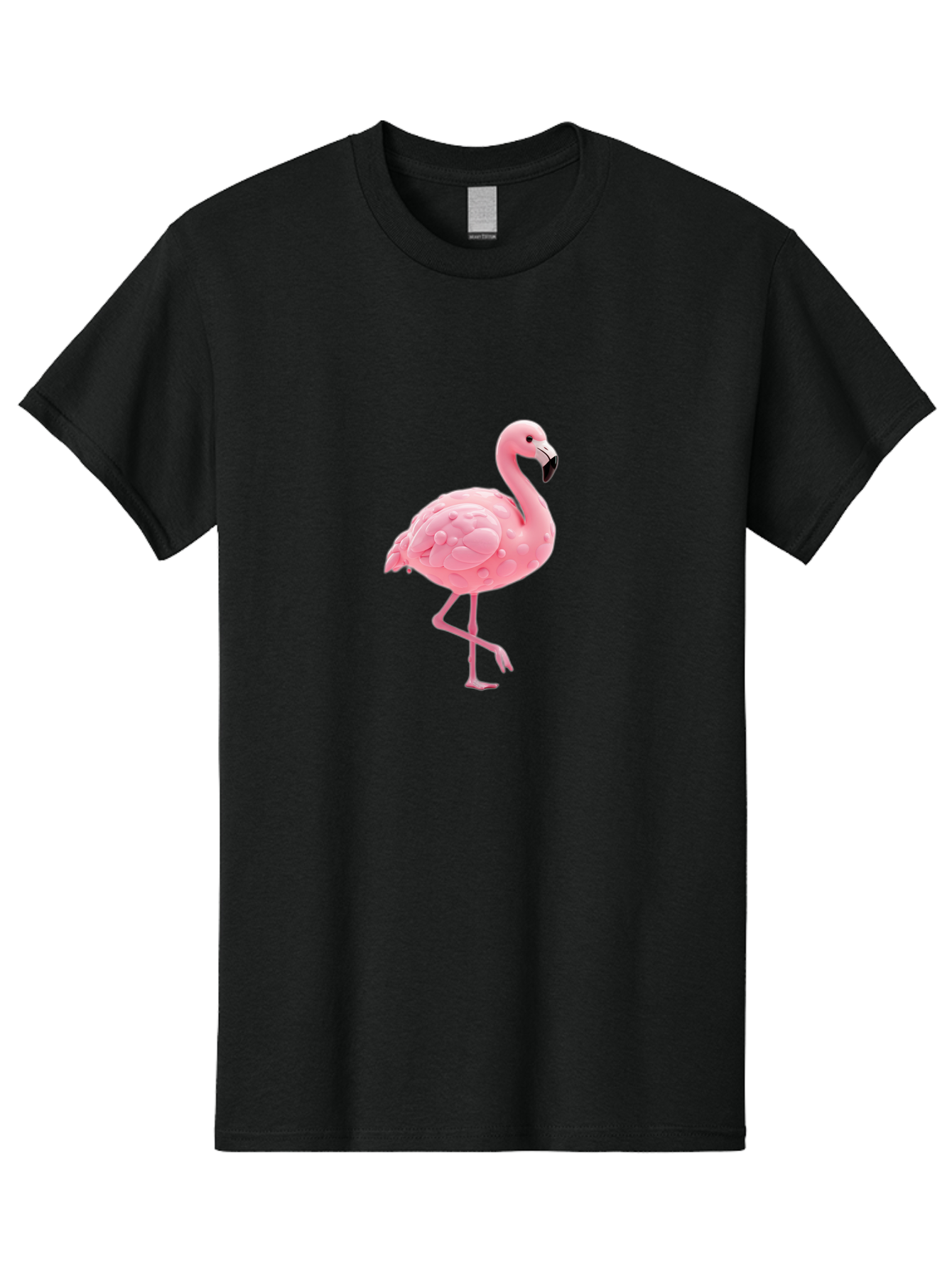 Flamingo-3 Men'S Graphic Tee, 100% Cotton, Comfortable Casual Summer Wear, Machine Washable, Vintage Camera, Old Camera, Antique Camera, Black Camera, Classic Photography, Photography Equipment, Nostalgic Device, Film Camera, Camera Art Bak586