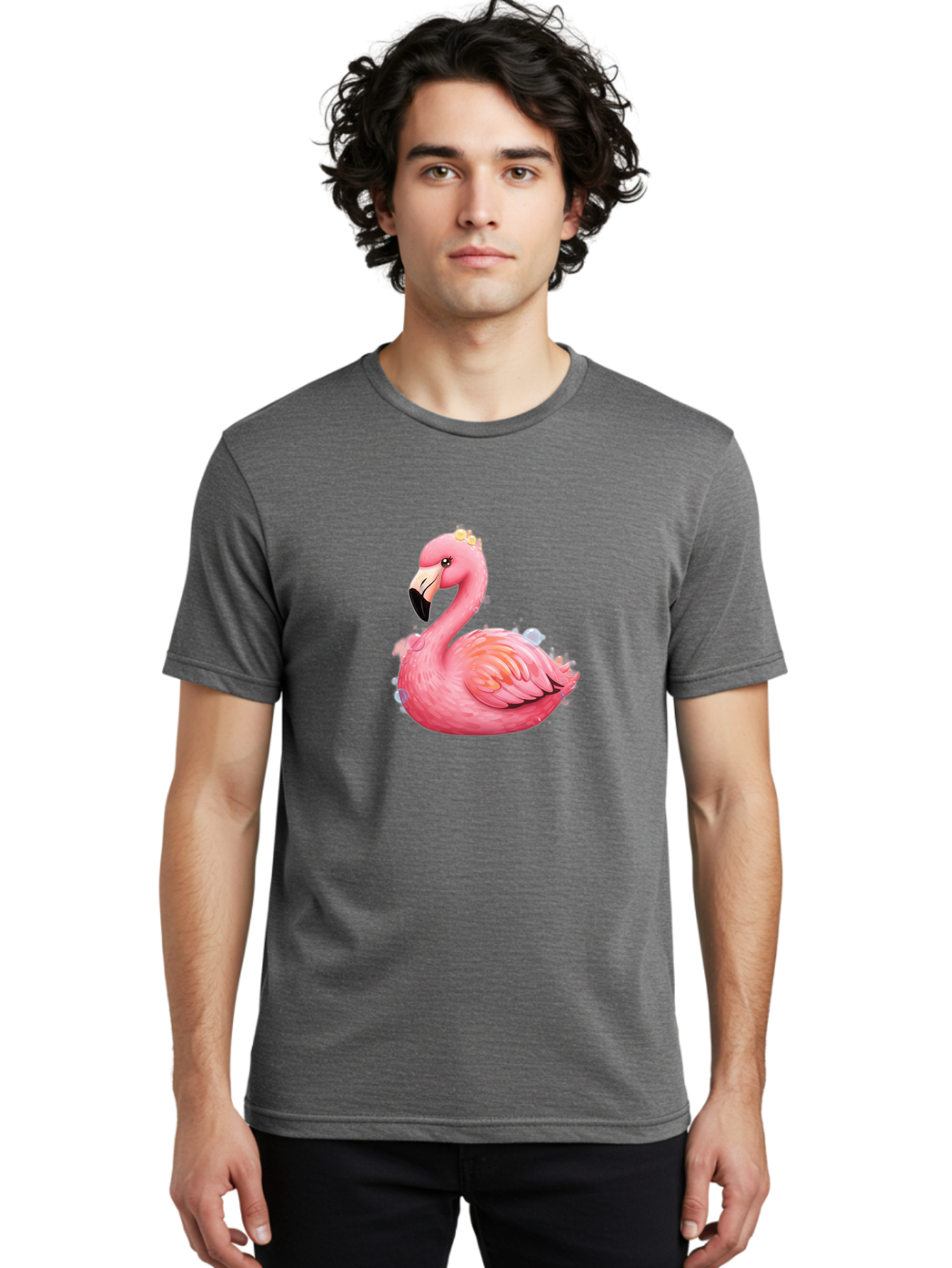 Flamingo-4 Men'S Graphic Tee, 100% Cotton, Comfortable Casual Summer Wear, Machine Washable, Vintage Camera, Old Camera, Antique Camera, Black Camera, Classic Photography, Photography Equipment, Nostalgic Device, Film Camera, Camera Art Bak587
