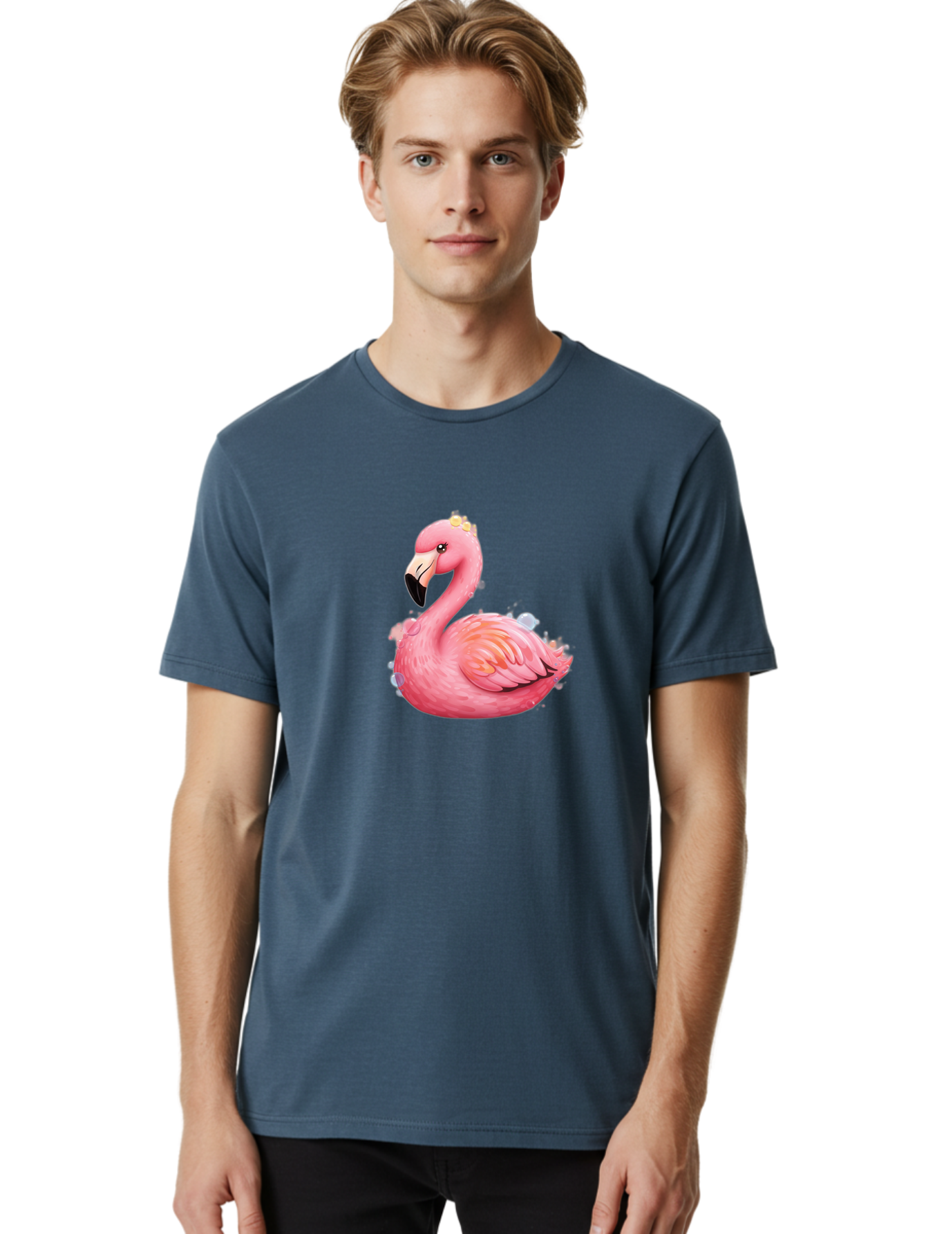 Flamingo-4 Men'S Graphic Tee, 100% Cotton, Comfortable Casual Summer Wear, Machine Washable, Vintage Camera, Old Camera, Antique Camera, Black Camera, Classic Photography, Photography Equipment, Nostalgic Device, Film Camera, Camera Art Bak587