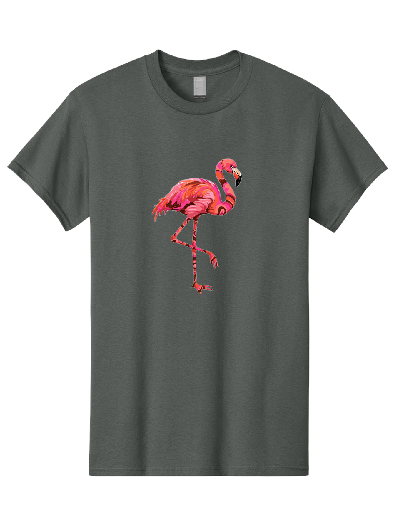 Flamingo-5 Men'S Graphic Tee, 100% Cotton, Comfortable Casual Summer Wear, Machine Washable, Vintage Camera, Old Camera, Antique Camera, Black Camera, Classic Photography, Photography Equipment, Nostalgic Device, Film Camera, Camera Art Bak588