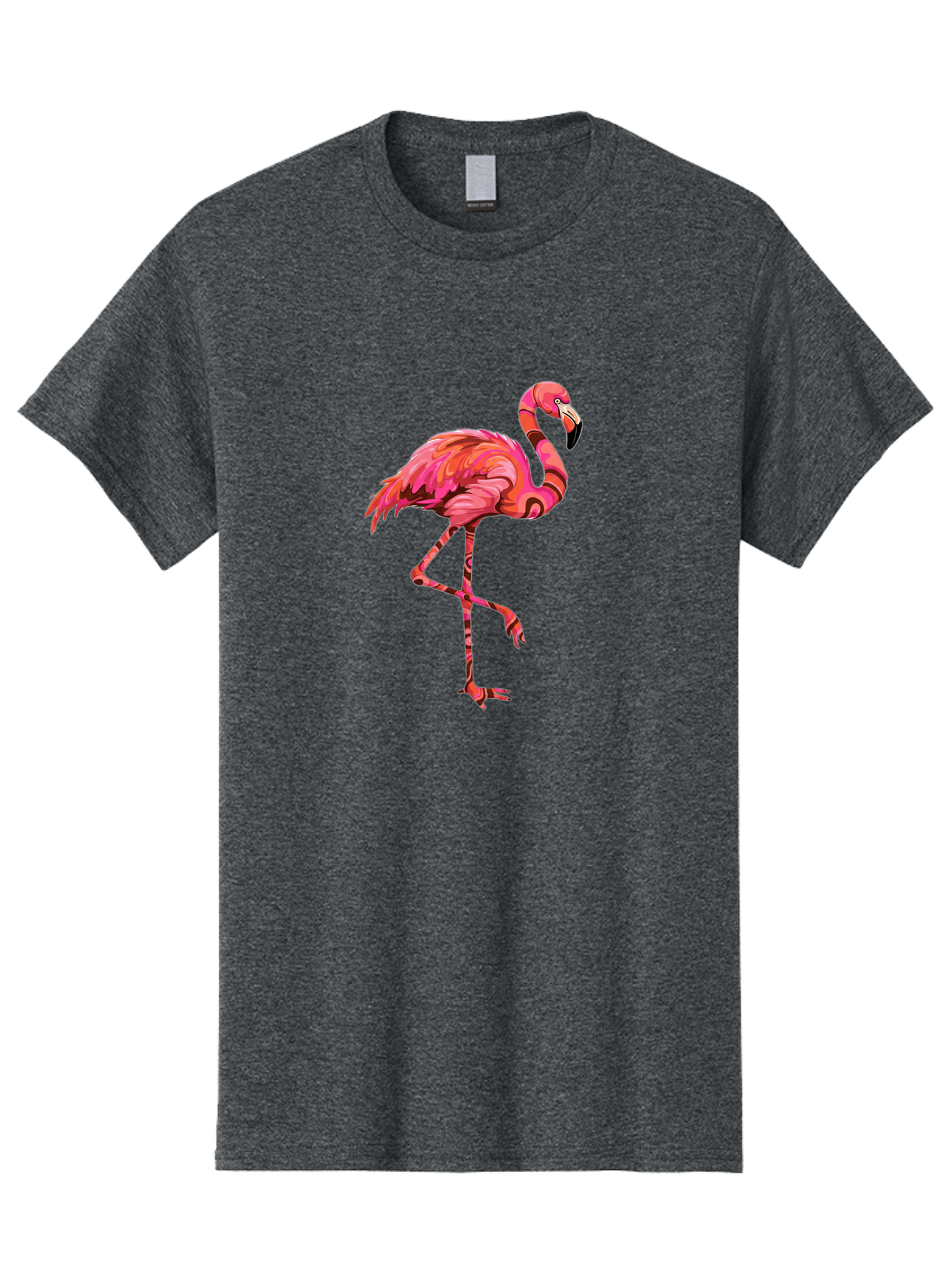 Flamingo-5 Men'S Graphic Tee, 100% Cotton, Comfortable Casual Summer Wear, Machine Washable, Vintage Camera, Old Camera, Antique Camera, Black Camera, Classic Photography, Photography Equipment, Nostalgic Device, Film Camera, Camera Art Bak588