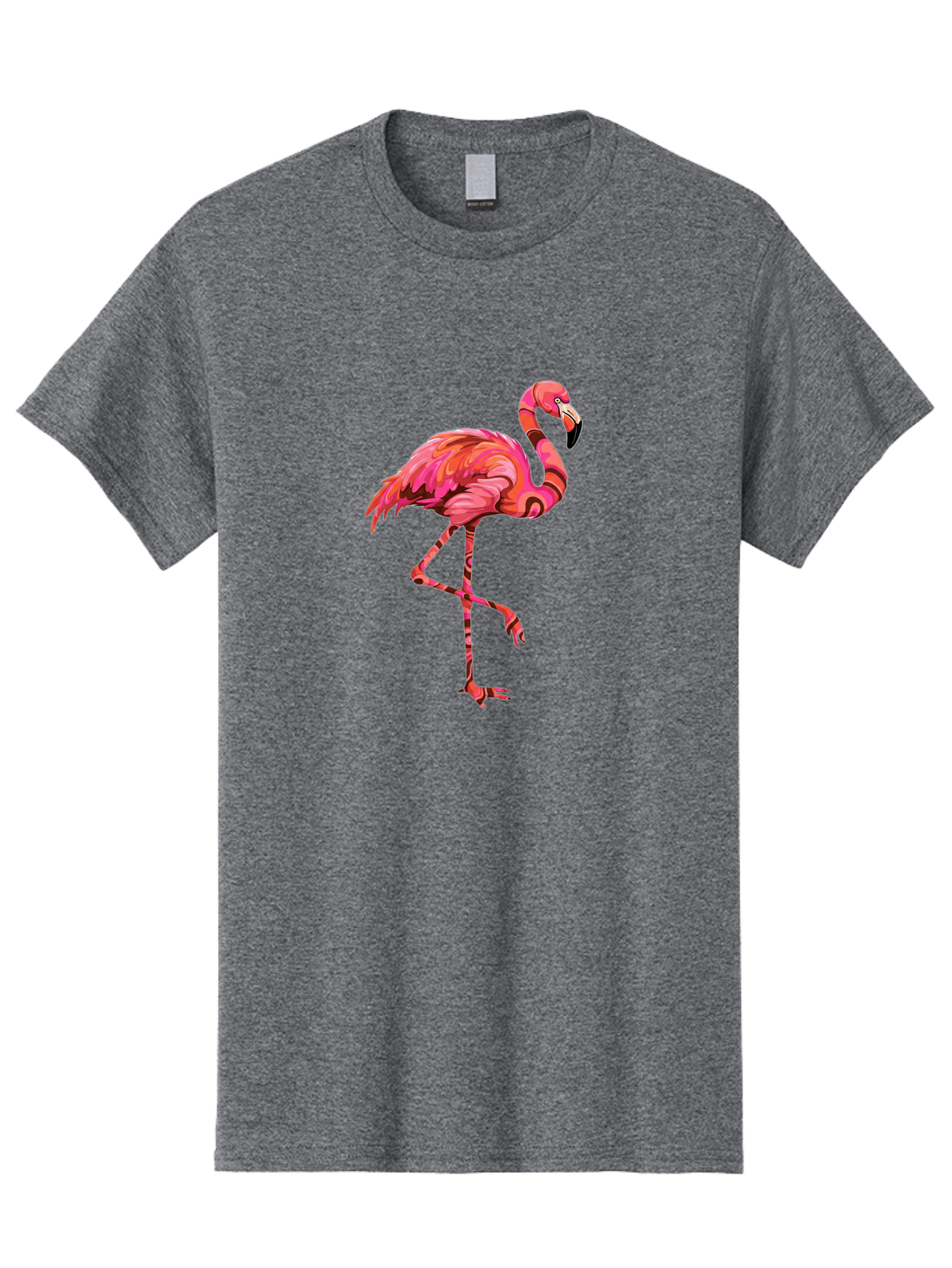 Flamingo-5 Men'S Graphic Tee, 100% Cotton, Comfortable Casual Summer Wear, Machine Washable, Vintage Camera, Old Camera, Antique Camera, Black Camera, Classic Photography, Photography Equipment, Nostalgic Device, Film Camera, Camera Art Bak588