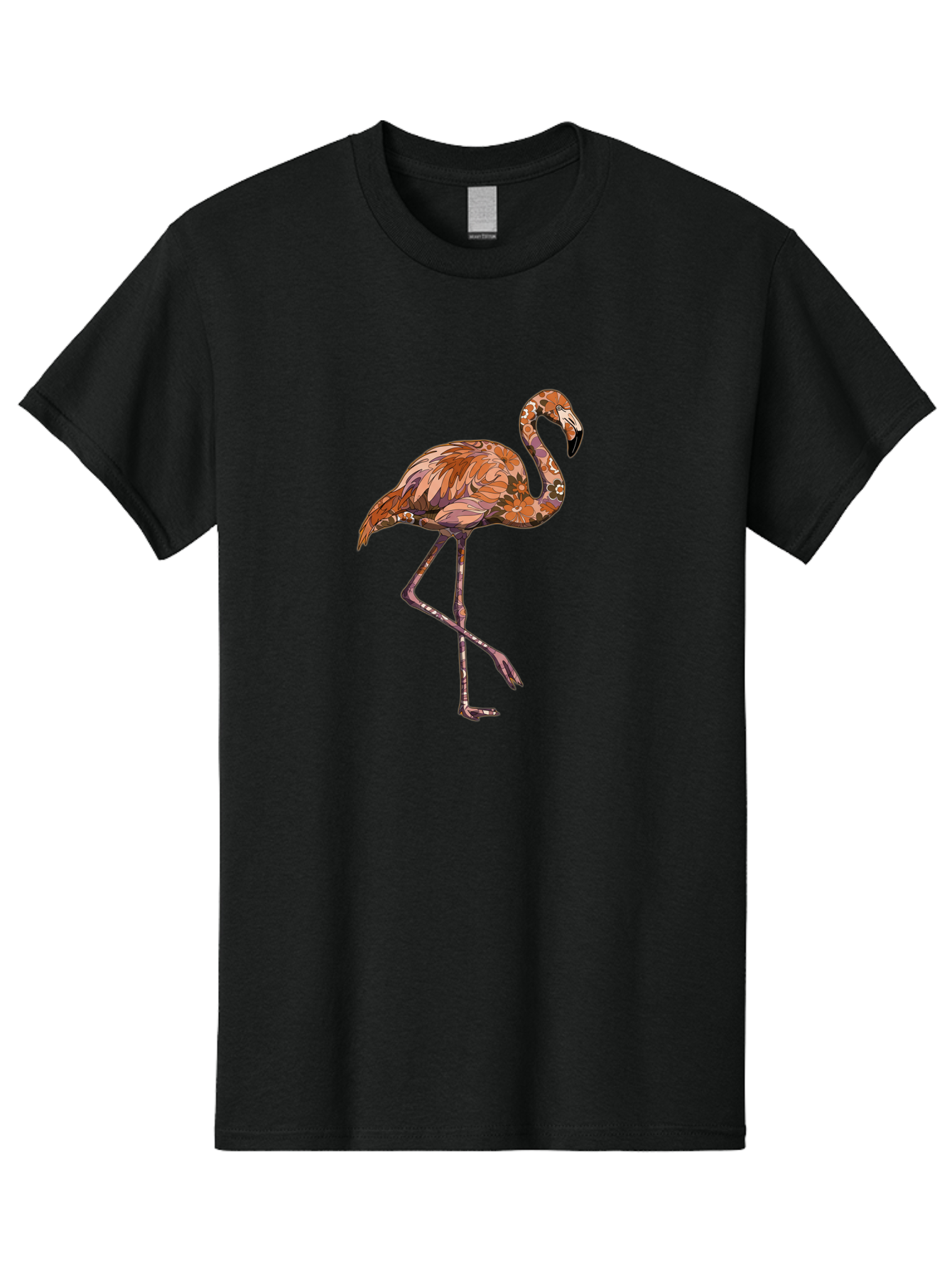 Flamingo-7 Men'S Graphic Tee, 100% Cotton, Comfortable Casual Summer Wear, Machine Washable, Vintage Camera, Old Camera, Antique Camera, Black Camera, Classic Photography, Photography Equipment, Nostalgic Device, Film Camera, Camera Art Bak590