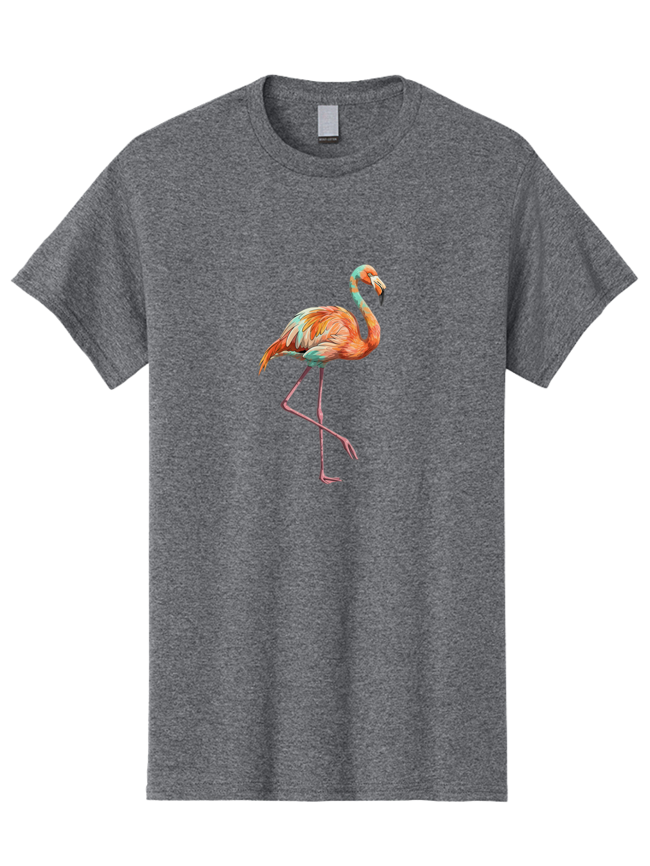 Flamingo-8 Men'S Graphic Tee, 100% Cotton, Comfortable Casual Summer Wear, Machine Washable, Vintage Camera, Old Camera, Antique Camera, Black Camera, Classic Photography, Photography Equipment, Nostalgic Device, Film Camera, Camera Art Bak591