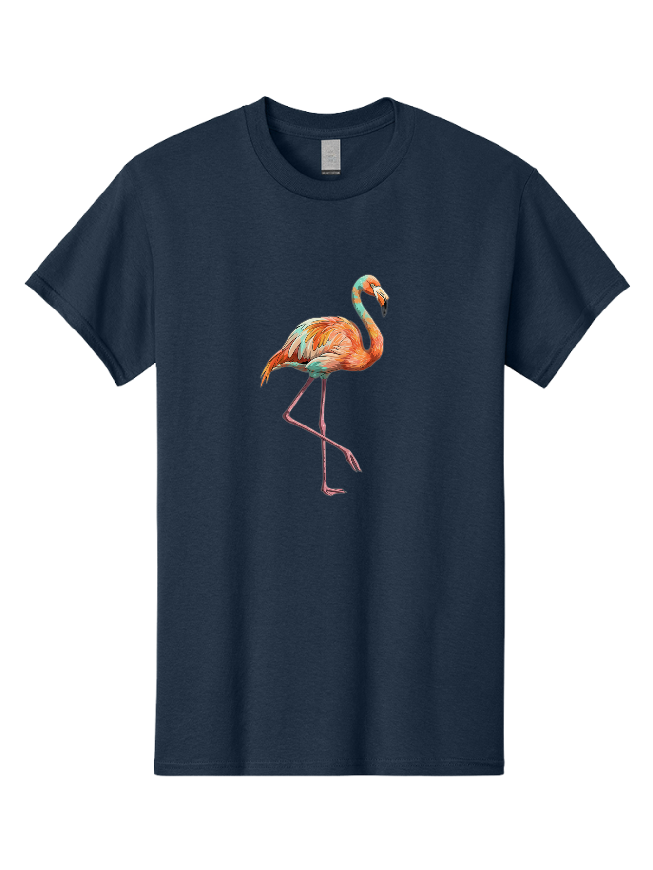 Flamingo-8 Men'S Graphic Tee, 100% Cotton, Comfortable Casual Summer Wear, Machine Washable, Vintage Camera, Old Camera, Antique Camera, Black Camera, Classic Photography, Photography Equipment, Nostalgic Device, Film Camera, Camera Art Bak591
