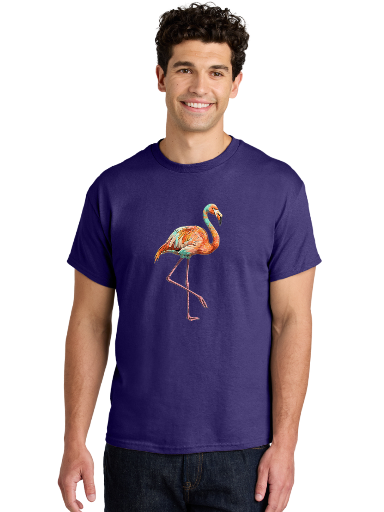 Flamingo-8 Men'S Graphic Tee, 100% Cotton, Comfortable Casual Summer Wear, Machine Washable, Vintage Camera, Old Camera, Antique Camera, Black Camera, Classic Photography, Photography Equipment, Nostalgic Device, Film Camera, Camera Art Bak591
