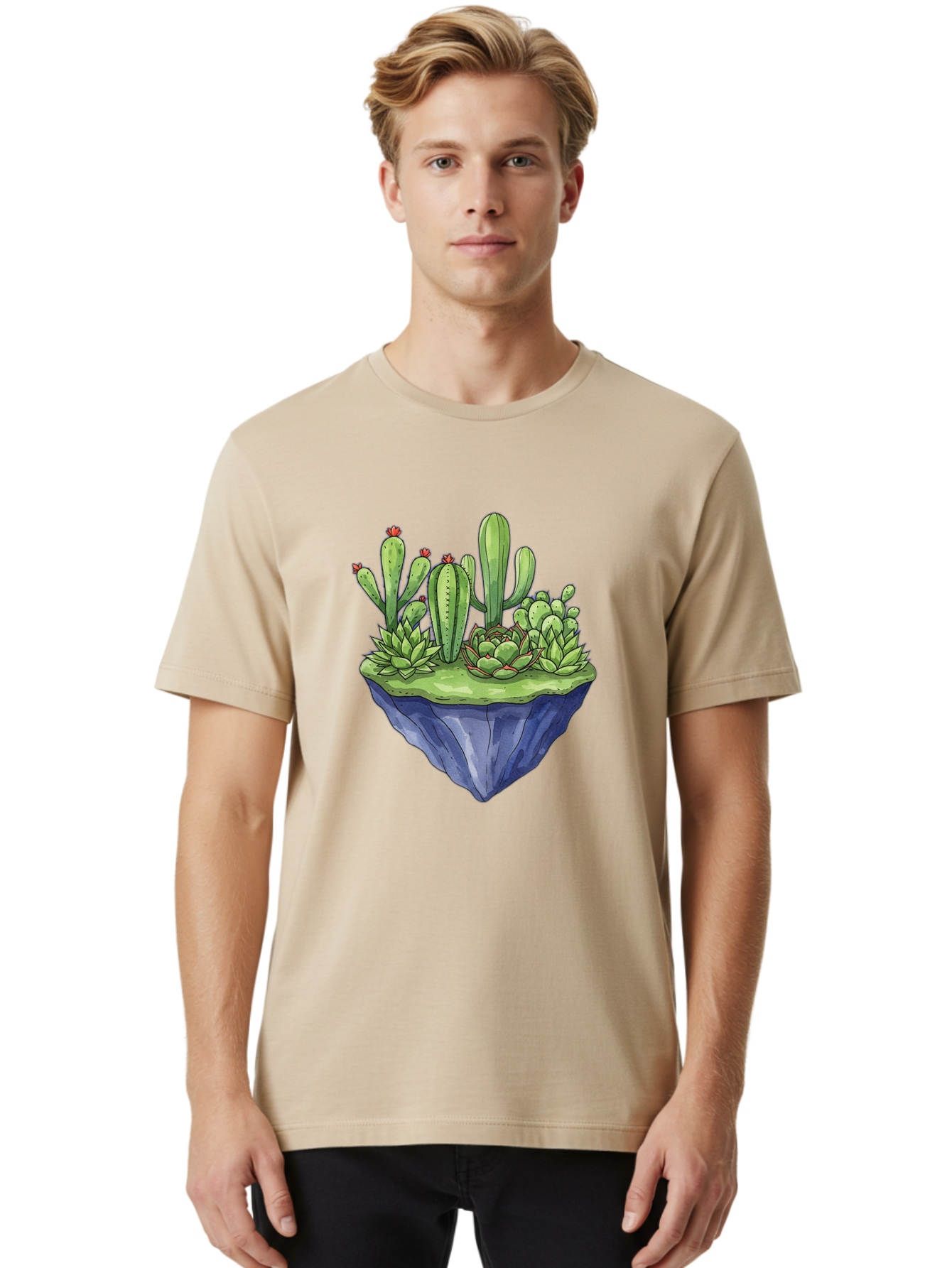 Floating-Cactus-Island Men'S Graphic Tee, 100% Cotton, Comfortable Casual Summer Wear, Machine Washable, Vintage Camera, Old Camera, Antique Camera, Black Camera, Classic Photography, Photography Equipment, Nostalgic Device, Film Camera, Bak606
