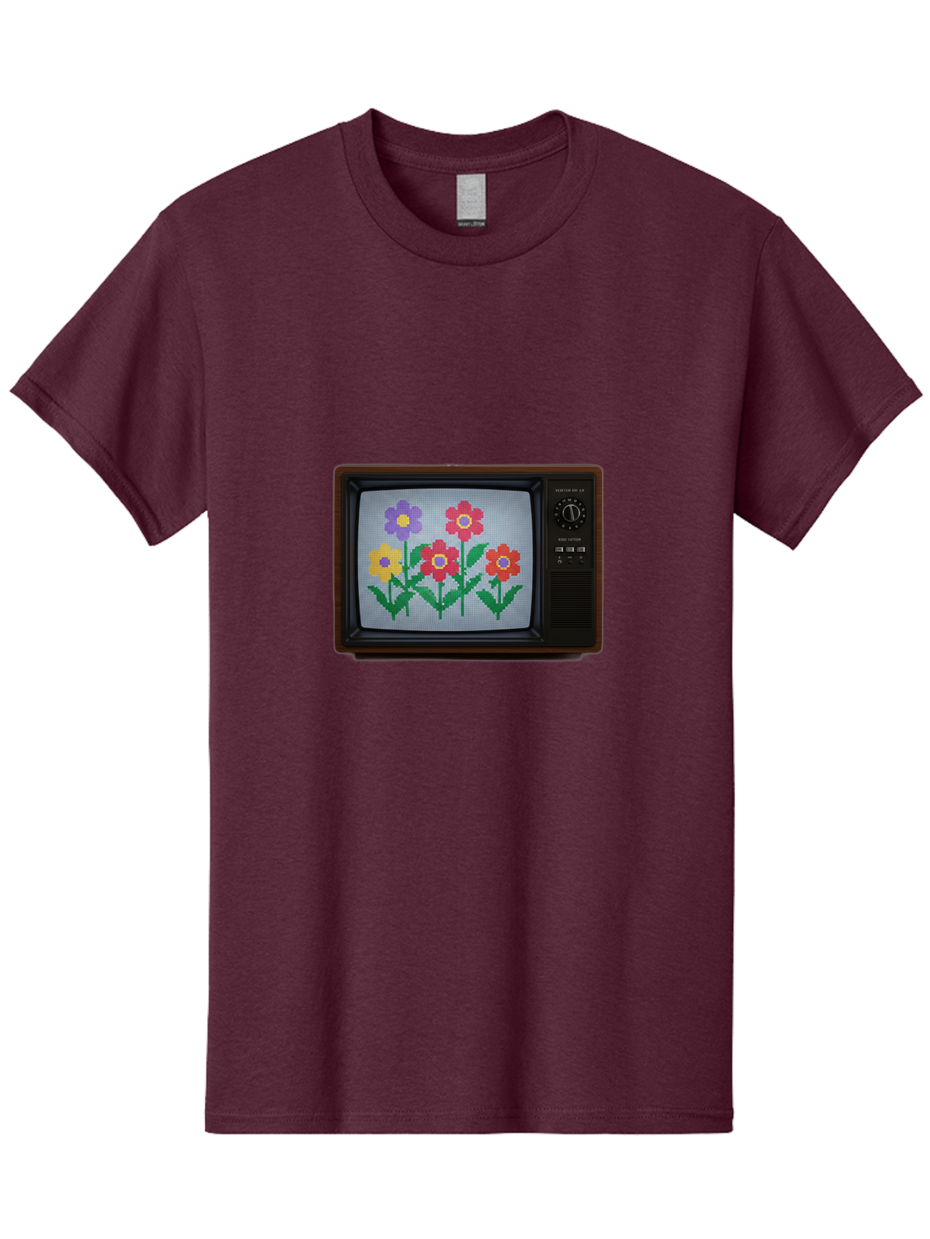 Flowers-Tv Men'S Graphic Tee, 100% Cotton, Comfortable Casual Summer Wear, Machine Washable, Vintage Camera, Old Camera, Antique Camera, Black Camera, Classic Photography, Photography Equipment, Nostalgic Device, Film Camera, Camera Art Bak613