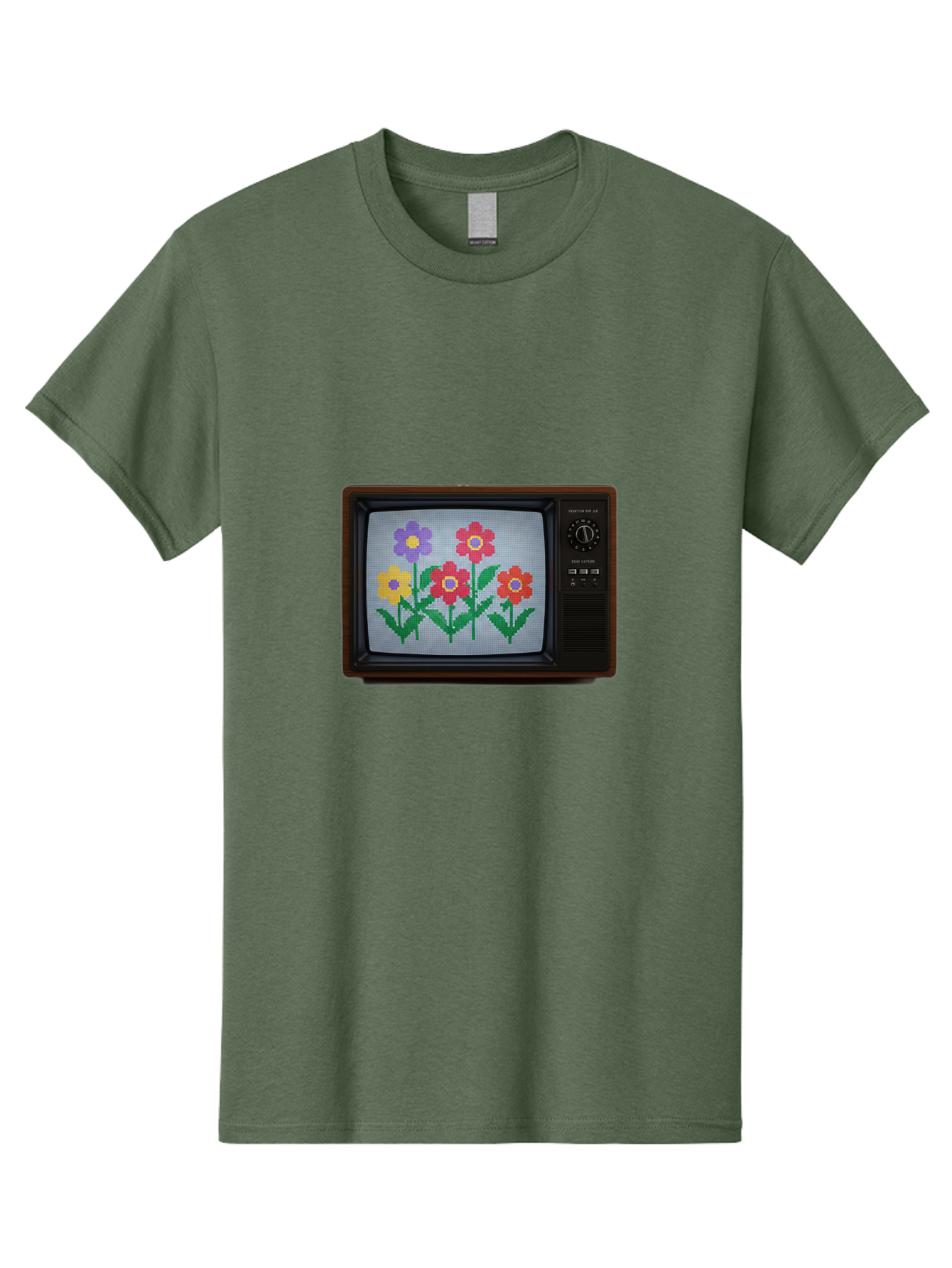Flowers-Tv Men'S Graphic Tee, 100% Cotton, Comfortable Casual Summer Wear, Machine Washable, Vintage Camera, Old Camera, Antique Camera, Black Camera, Classic Photography, Photography Equipment, Nostalgic Device, Film Camera, Camera Art Bak613