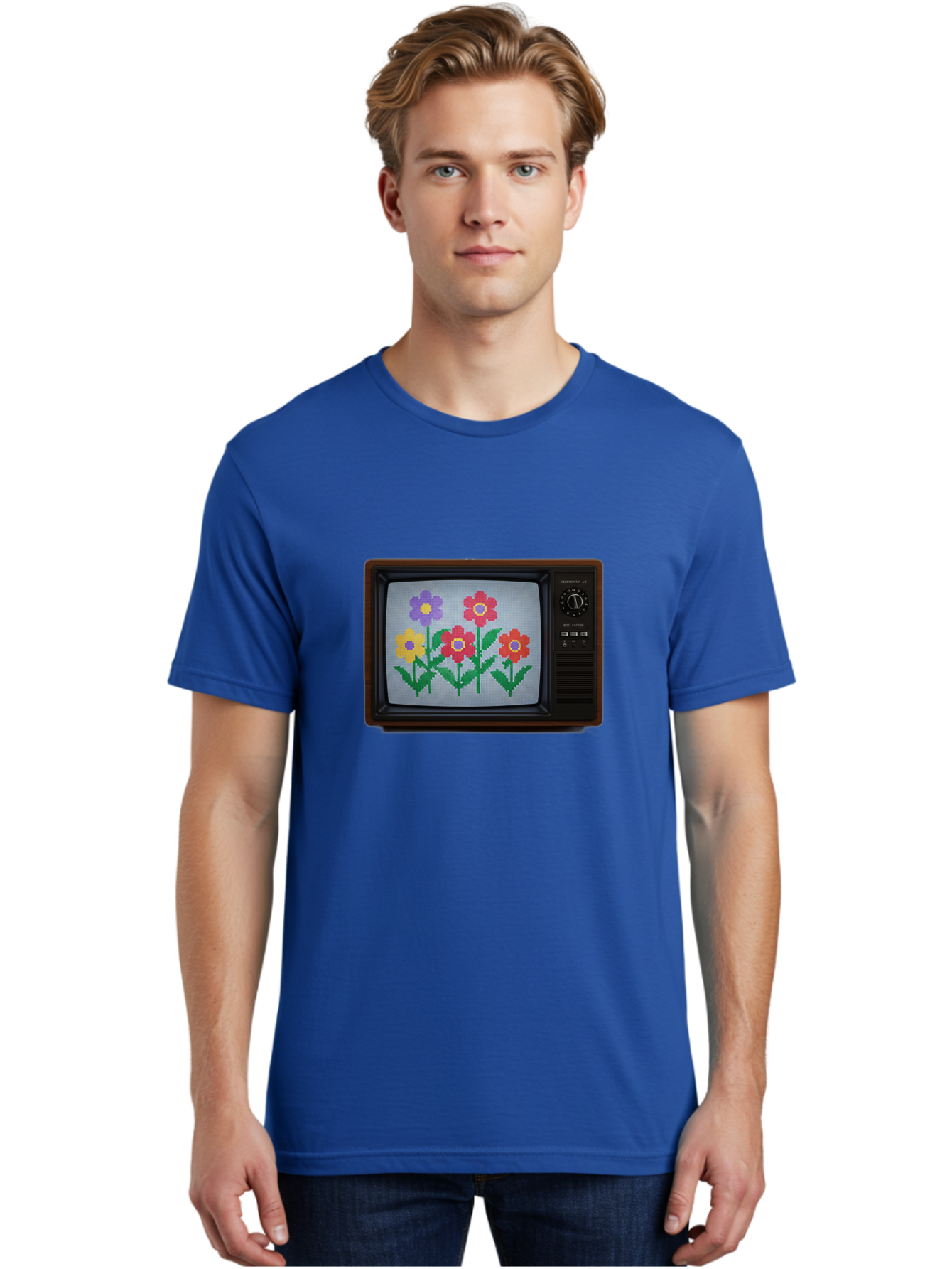 Flowers-Tv Men'S Graphic Tee, 100% Cotton, Comfortable Casual Summer Wear, Machine Washable, Vintage Camera, Old Camera, Antique Camera, Black Camera, Classic Photography, Photography Equipment, Nostalgic Device, Film Camera, Camera Art Bak613