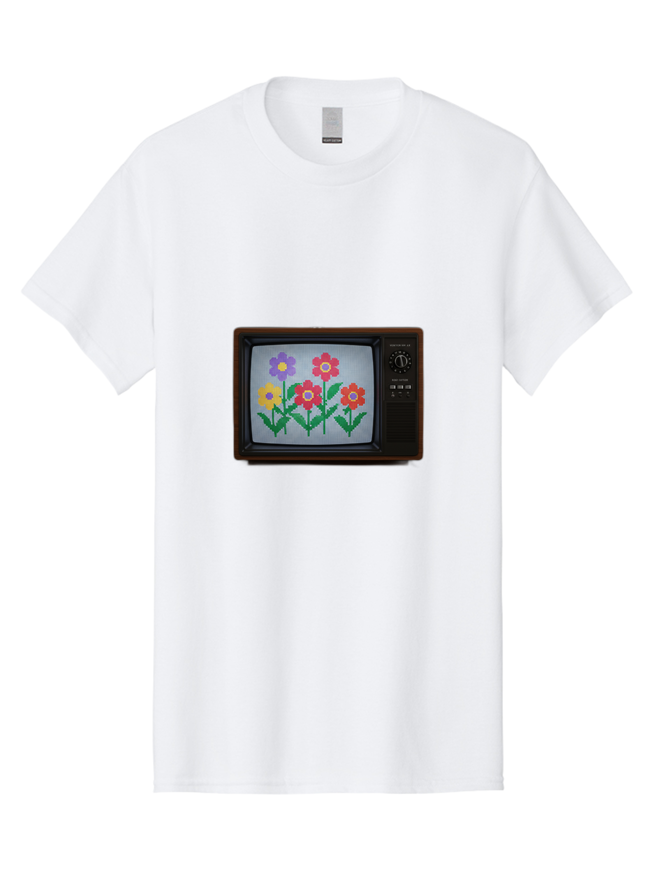 Flowers-Tv Men'S Graphic Tee, 100% Cotton, Comfortable Casual Summer Wear, Machine Washable, Vintage Camera, Old Camera, Antique Camera, Black Camera, Classic Photography, Photography Equipment, Nostalgic Device, Film Camera, Camera Art Bak613