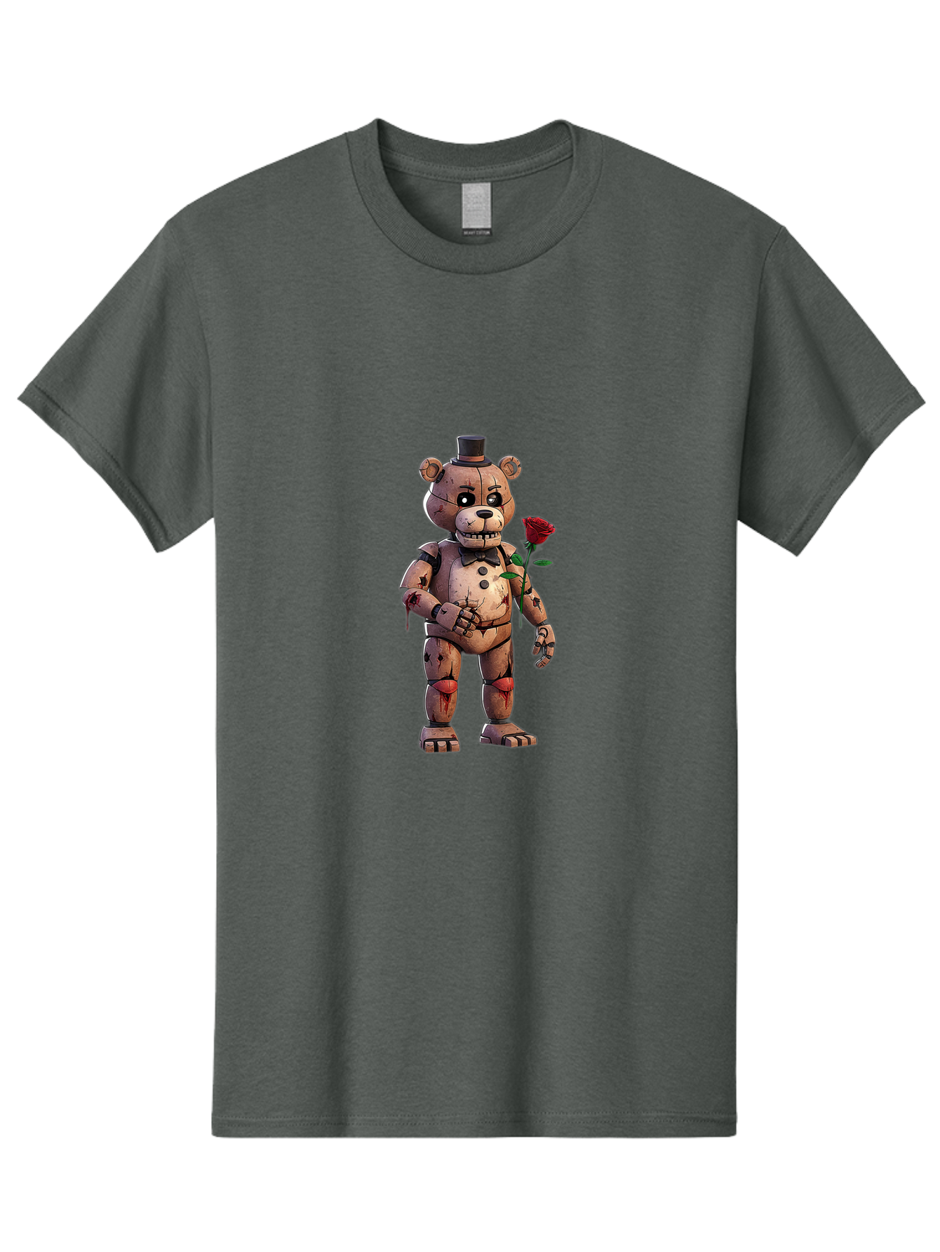 Fnaf-Golden-Freddy Men'S Graphic Tee, 100% Cotton, Comfortable Casual Summer Wear, Machine Washable, Vintage Camera, Old Camera, Antique Camera, Black Camera, Classic Photography, Photography Equipment, Nostalgic Device, Film Camera, Bak618