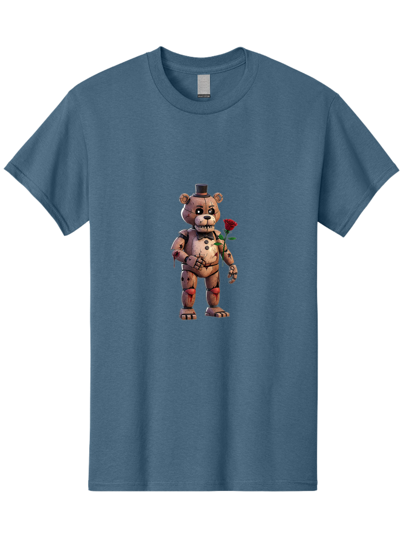 Fnaf-Golden-Freddy Men'S Graphic Tee, 100% Cotton, Comfortable Casual Summer Wear, Machine Washable, Vintage Camera, Old Camera, Antique Camera, Black Camera, Classic Photography, Photography Equipment, Nostalgic Device, Film Camera, Bak618