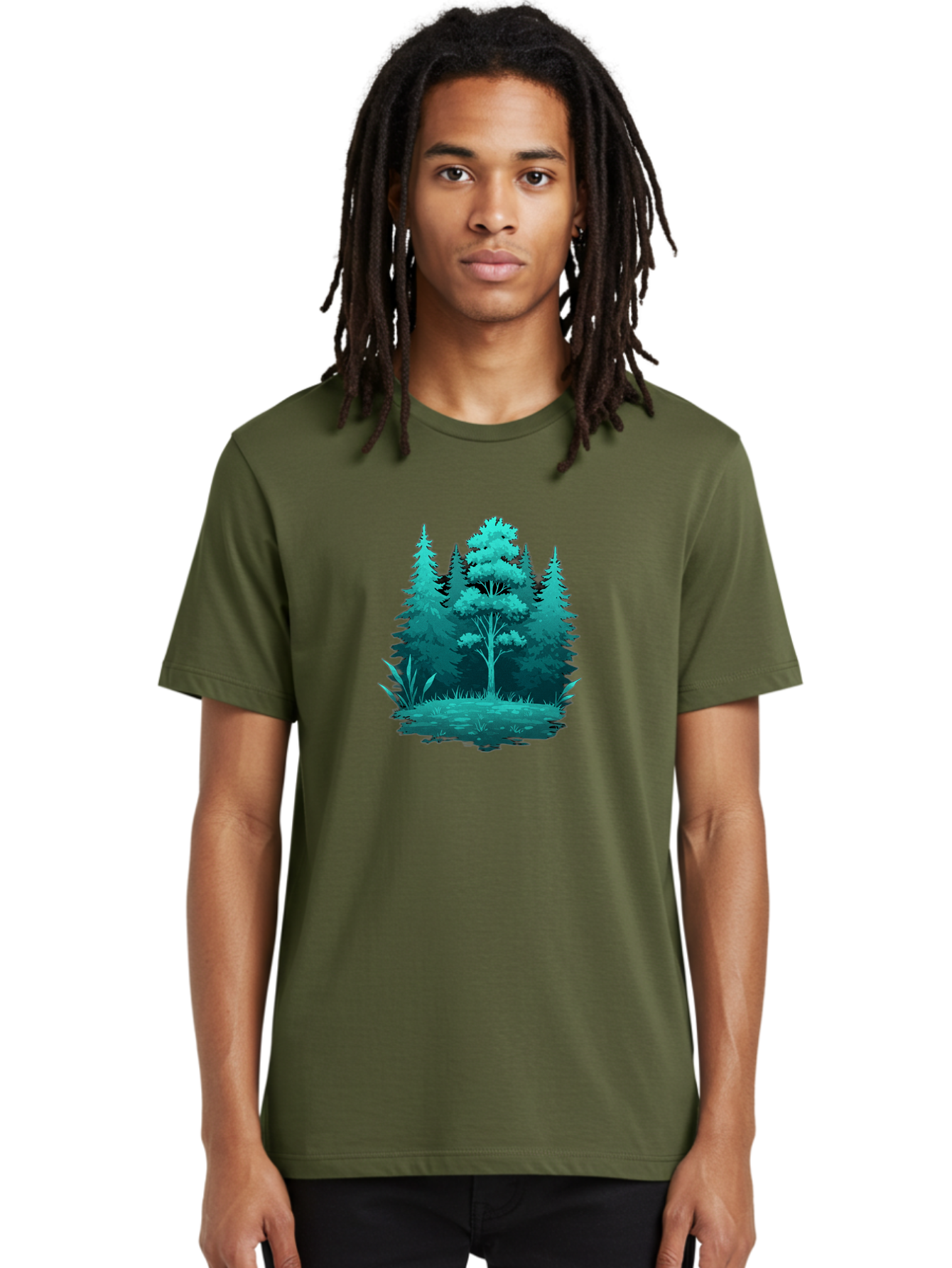 Forest-Trees Men'S Graphic Tee, 100% Cotton, Comfortable Casual Summer Wear, Machine Washable, Vintage Camera, Old Camera, Antique Camera, Black Camera, Classic Photography, Photography Equipment, Nostalgic Device, Film Camera, Camera Art Bak621