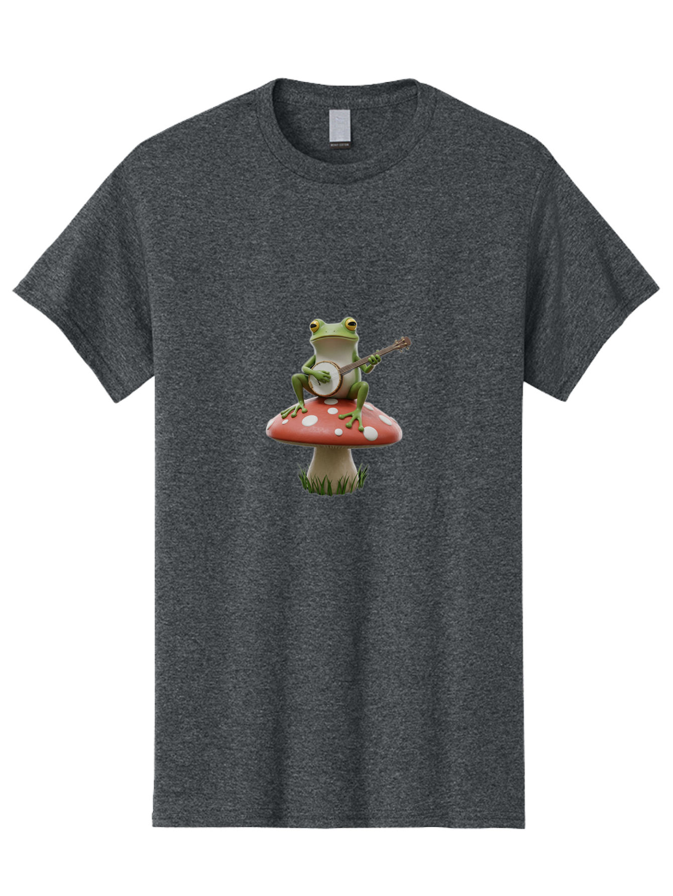 Frog-Playing-Banjo Men'S Graphic Tee, 100% Cotton, Comfortable Casual Summer Wear, Machine Washable, Vintage Camera, Old Camera, Antique Camera, Black Camera, Classic Photography, Photography Equipment, Nostalgic Device, Film Camera, Bak636