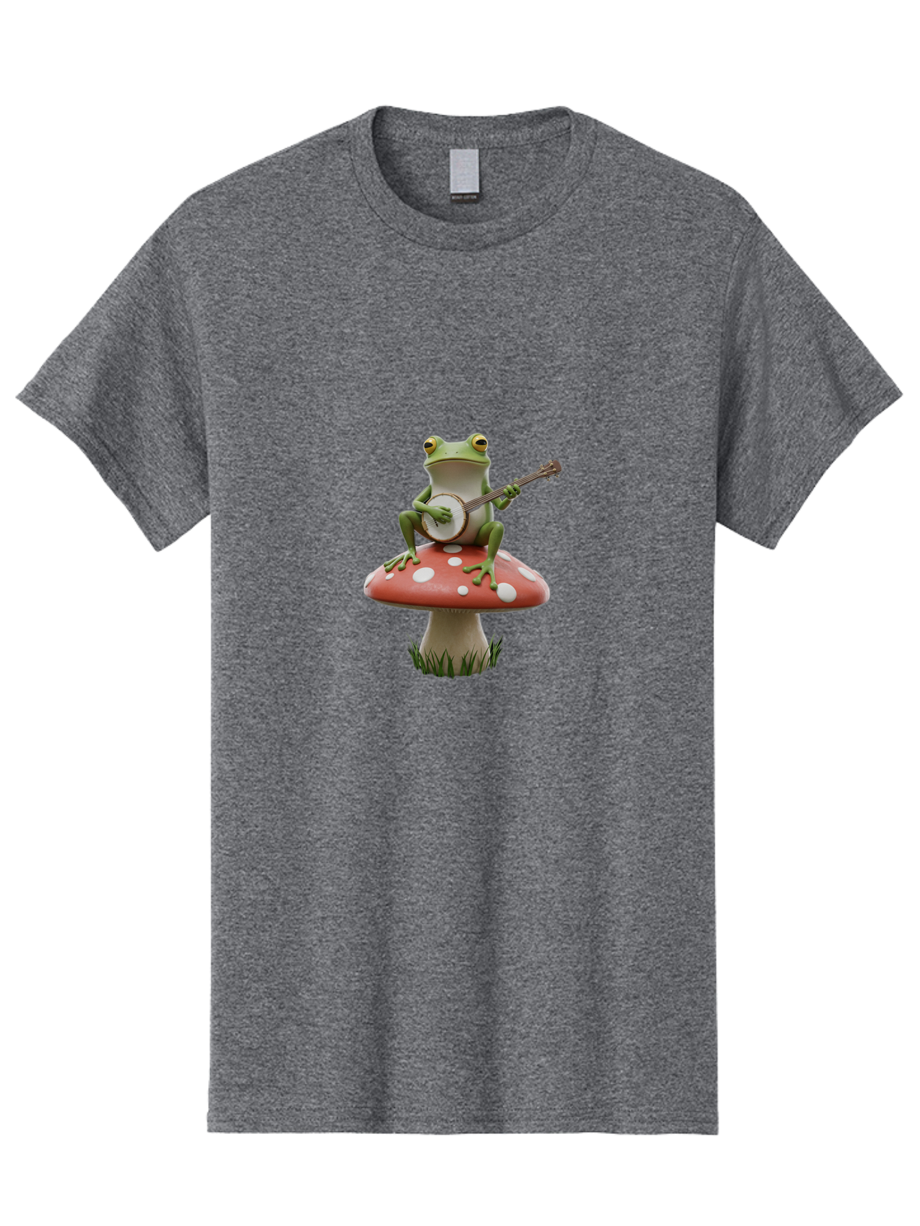 Frog-Playing-Banjo Men'S Graphic Tee, 100% Cotton, Comfortable Casual Summer Wear, Machine Washable, Vintage Camera, Old Camera, Antique Camera, Black Camera, Classic Photography, Photography Equipment, Nostalgic Device, Film Camera, Bak636