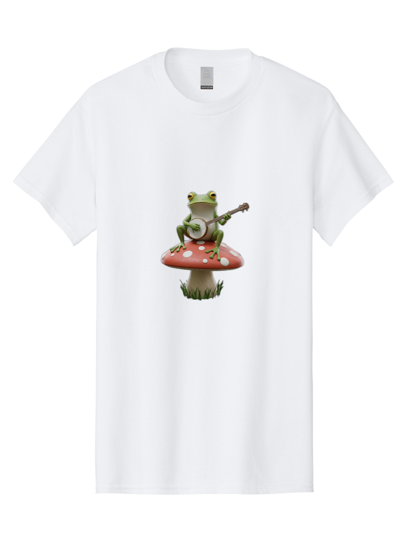 Frog-Playing-Banjo Men'S Graphic Tee, 100% Cotton, Comfortable Casual Summer Wear, Machine Washable, Vintage Camera, Old Camera, Antique Camera, Black Camera, Classic Photography, Photography Equipment, Nostalgic Device, Film Camera, Bak636