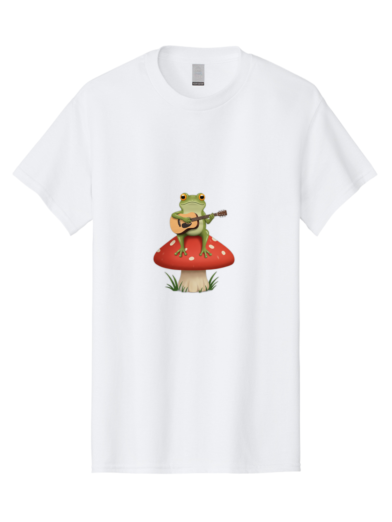 Frog-Playing-Guitar Men'S Graphic Tee, 100% Cotton, Comfortable Casual Summer Wear, Machine Washable, Vintage Camera, Old Camera, Antique Camera, Black Camera, Classic Photography, Photography Equipment, Nostalgic Device, Film Camera, Bak639