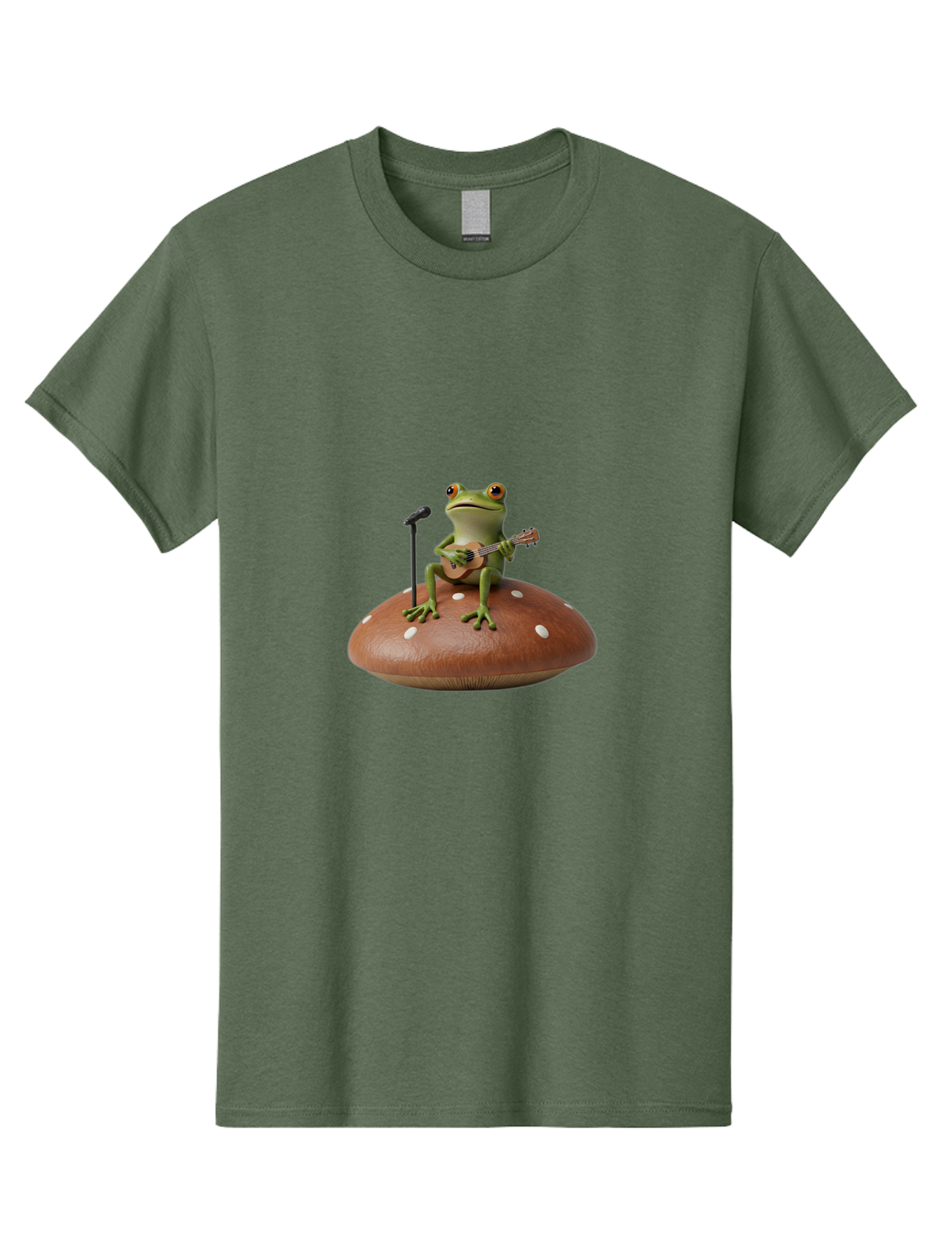 Frog-Playing-Ukulele Men'S Graphic Tee, 100% Cotton, Comfortable Casual Summer Wear, Machine Washable, Vintage Camera, Old Camera, Antique Camera, Black Camera, Classic Photography, Photography Equipment, Nostalgic Device, Film Camera, Bak641