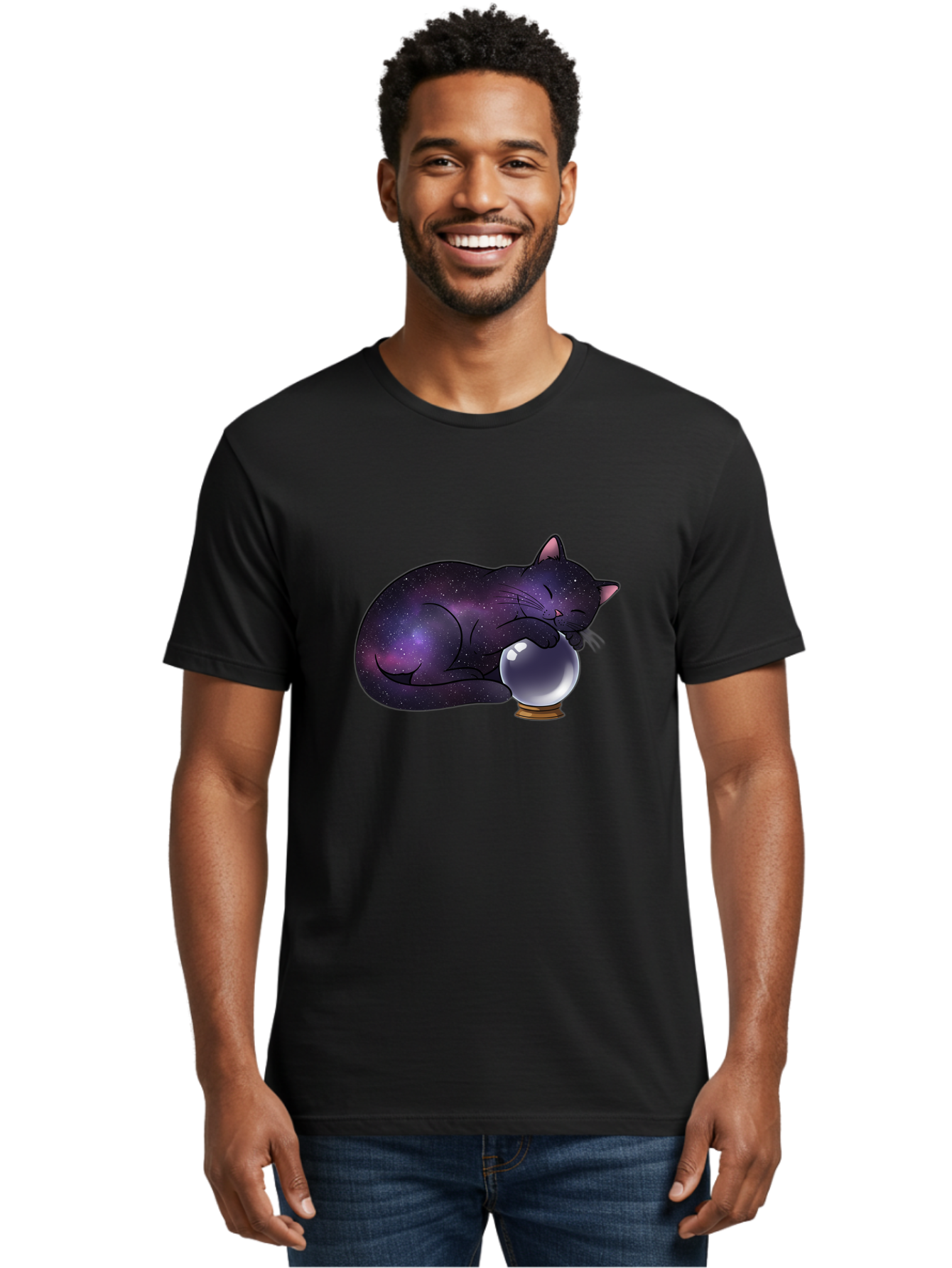 Galaxy-Cat Men'S Graphic Tee, 100% Cotton, Comfortable Casual Summer Wear, Machine Washable, Vintage Camera, Old Camera, Antique Camera, Black Camera, Classic Photography, Photography Equipment, Nostalgic Device, Film Camera, Camera Art Bak646