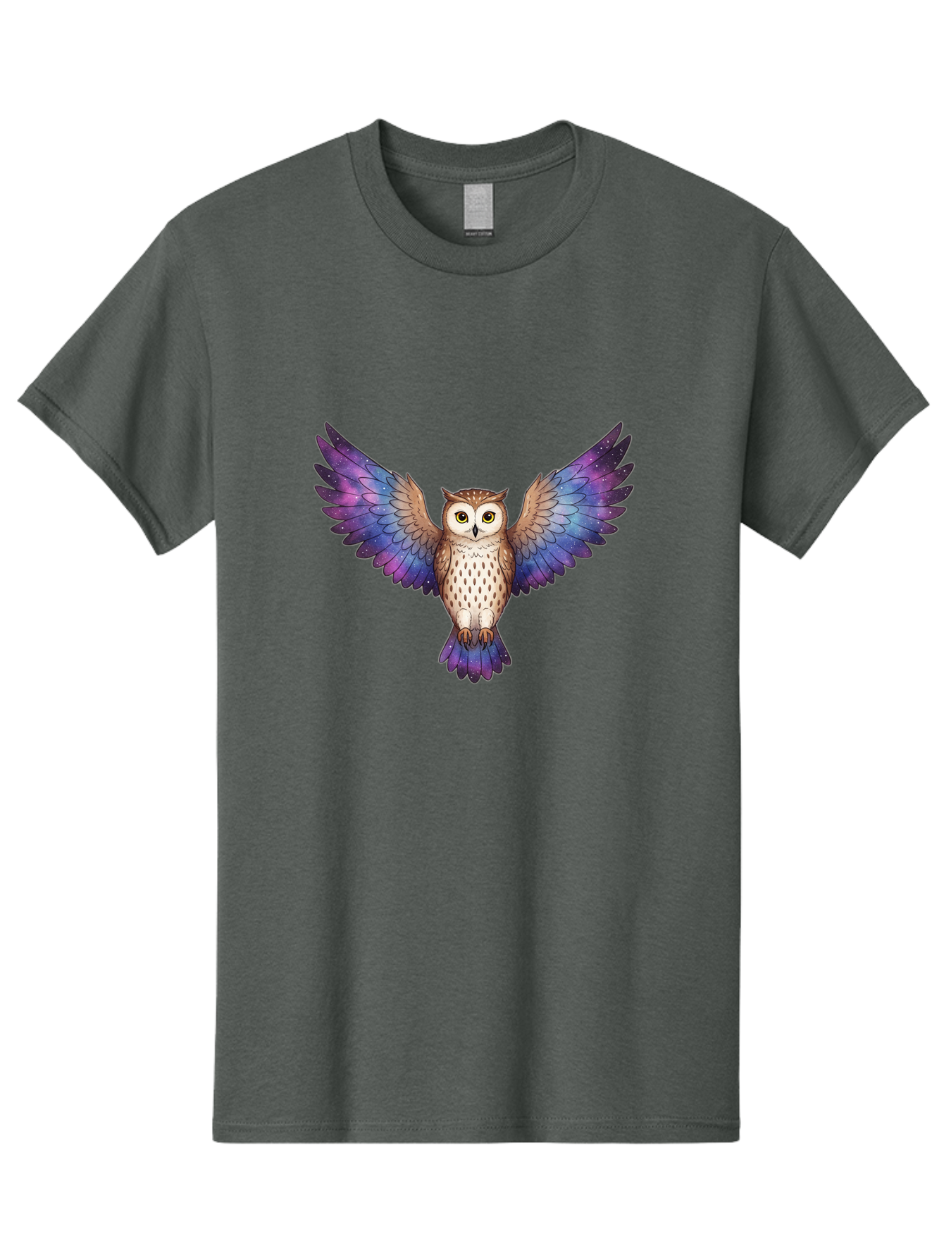 Galaxy-Owl-1 Men'S Graphic Tee, 100% Cotton, Comfortable Casual Summer Wear, Machine Washable, Vintage Camera, Old Camera, Antique Camera, Black Camera, Classic Photography, Photography Equipment, Nostalgic Device, Film Camera, Camera Art Bak653