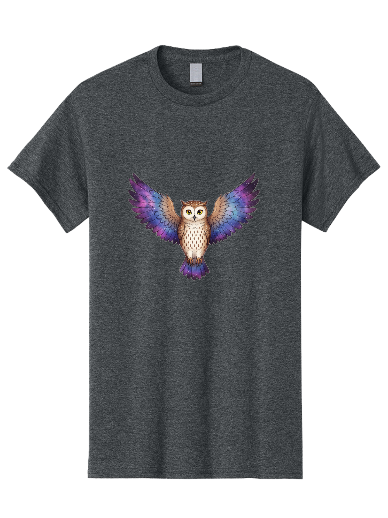 Galaxy-Owl-1 Men'S Graphic Tee, 100% Cotton, Comfortable Casual Summer Wear, Machine Washable, Vintage Camera, Old Camera, Antique Camera, Black Camera, Classic Photography, Photography Equipment, Nostalgic Device, Film Camera, Camera Art Bak653