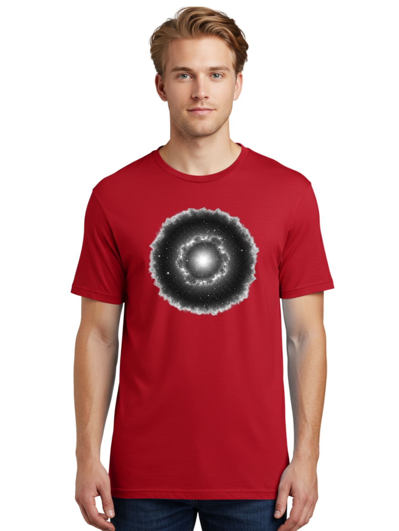 Galaxy Men'S Graphic Tee, 100% Cotton, Comfortable Casual Summer Wear, Machine Washable, Vintage Camera, Old Camera, Antique Camera, Black Camera, Classic Photography, Photography Equipment, Nostalgic Device, Film Camera, Camera Art Bak656