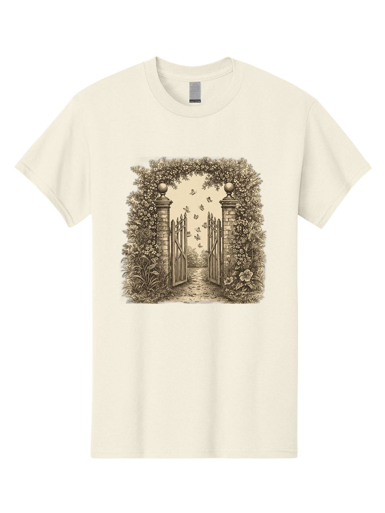 Garden-Gate Men'S Graphic Tee, 100% Cotton, Comfortable Casual Summer Wear, Machine Washable, Vintage Camera, Old Camera, Antique Camera, Black Camera, Classic Photography, Photography Equipment, Nostalgic Device, Film Camera, Camera Art Bak657