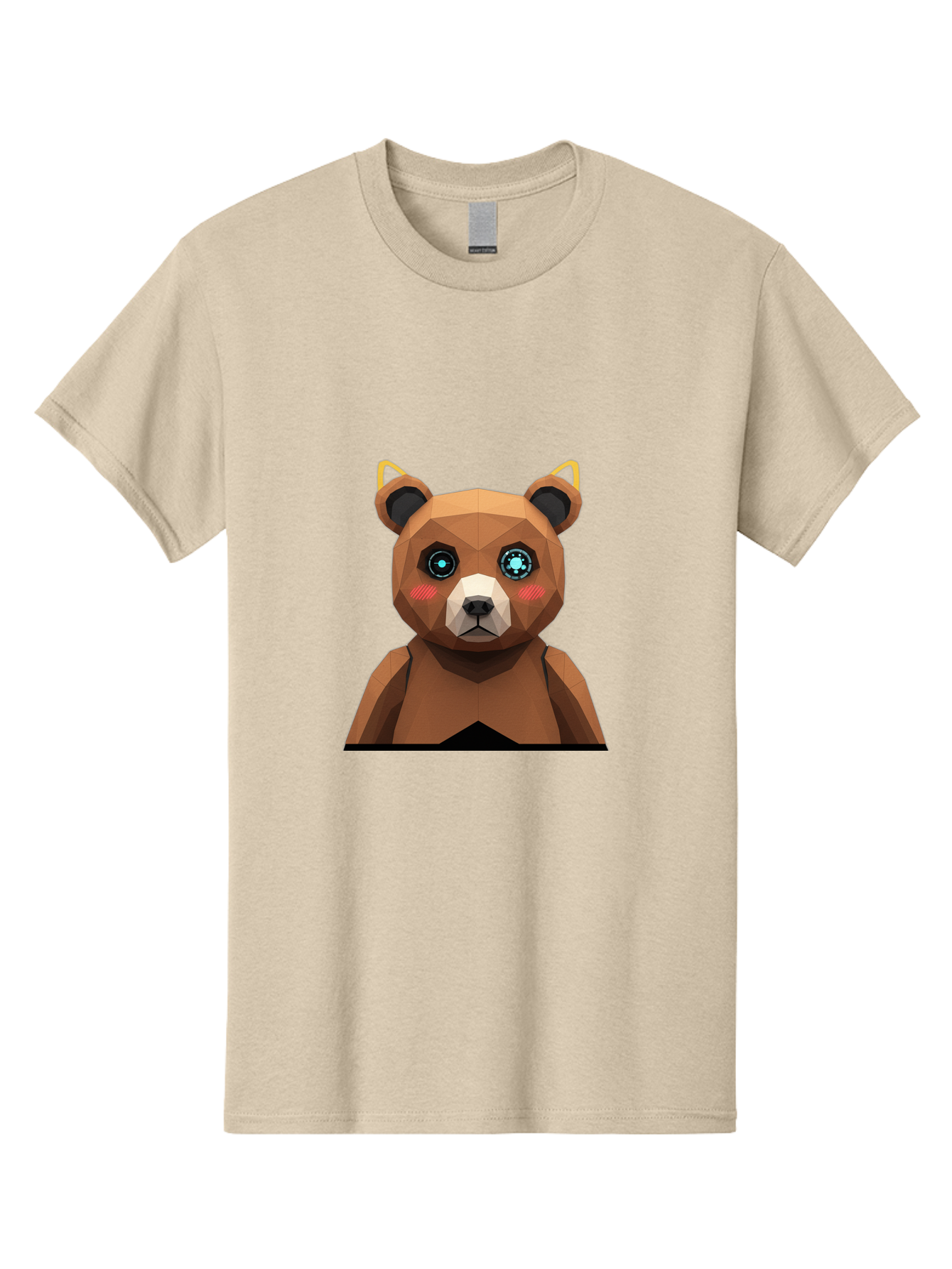 Geometric-Bear Men'S Graphic Tee, 100% Cotton, Comfortable Casual Summer Wear, Machine Washable, Vintage Camera, Old Camera, Antique Camera, Black Camera, Classic Photography, Photography Equipment, Nostalgic Device, Film Camera, Camera Art Bak658