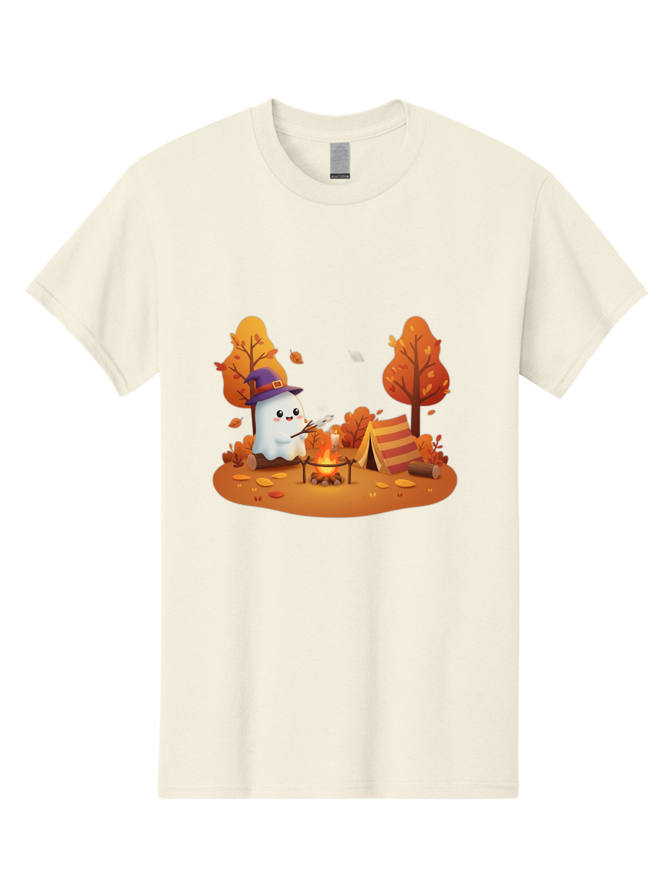 Ghost-Camping-1 Men'S Graphic Tee, 100% Cotton, Comfortable Casual Summer Wear, Machine Washable, Vintage Camera, Old Camera, Antique Camera, Black Camera, Classic Photography, Photography Equipment, Nostalgic Device, Film Camera, Camera Art Bak660