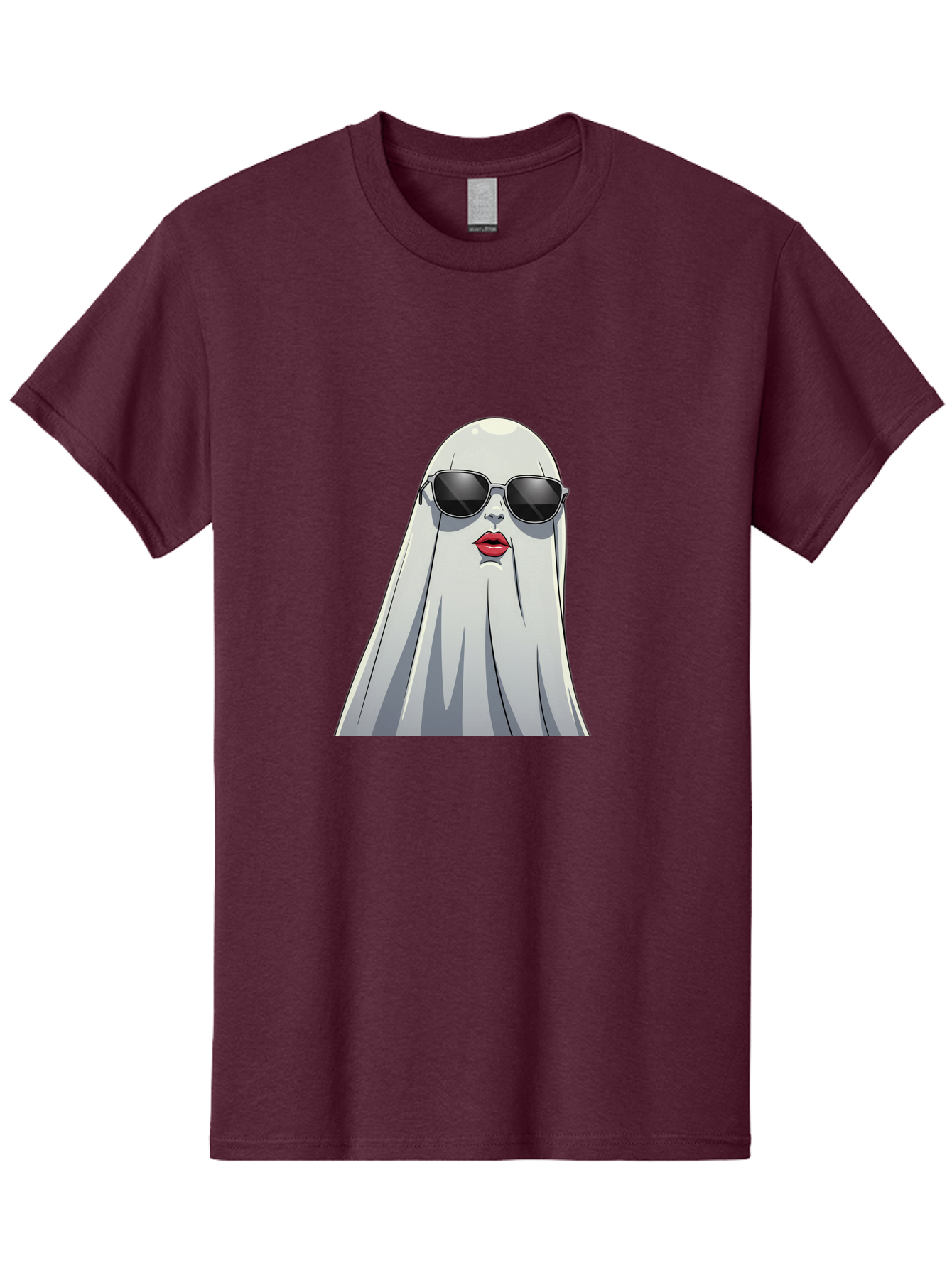 Ghost-In-Sunglasses Men'S Graphic Tee, 100% Cotton, Comfortable Casual Summer Wear, Machine Washable, Vintage Camera, Old Camera, Antique Camera, Black Camera, Classic Photography, Photography Equipment, Nostalgic Device, Film Camera, Bak667