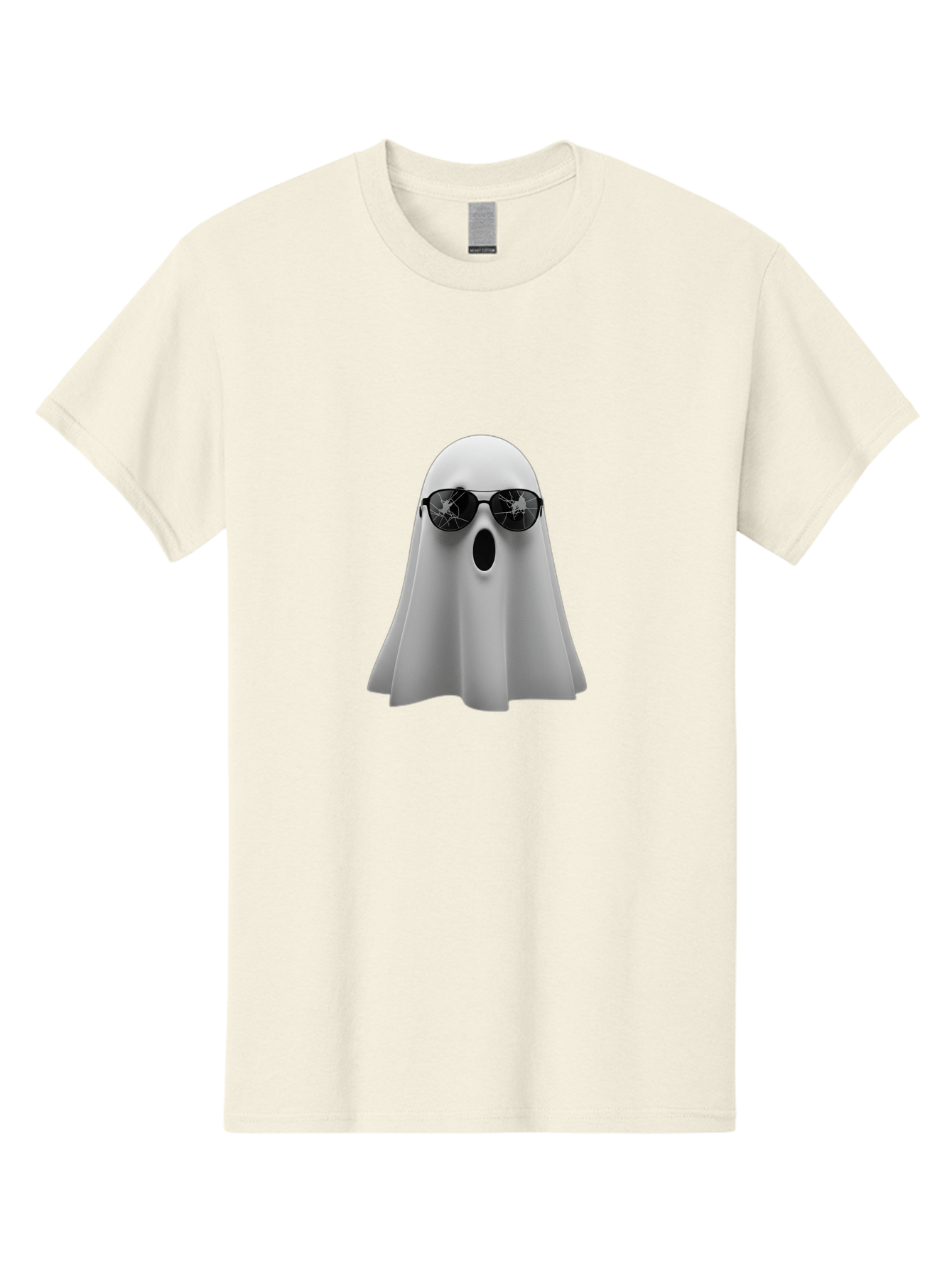 Ghost-Sunglasses-1 Men'S Graphic Tee, 100% Cotton, Comfortable Casual Summer Wear, Machine Washable, Vintage Camera, Old Camera, Antique Camera, Black Camera, Classic Photography, Photography Equipment, Nostalgic Device, Film Camera, Bak668