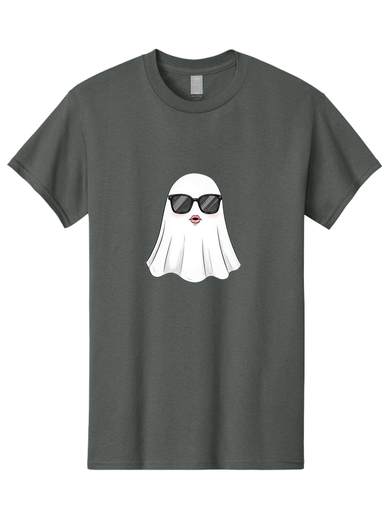 Ghost-Sunglasses-2 Men'S Graphic Tee, 100% Cotton, Comfortable Casual Summer Wear, Machine Washable, Vintage Camera, Old Camera, Antique Camera, Black Camera, Classic Photography, Photography Equipment, Nostalgic Device, Film Camera, Bak669