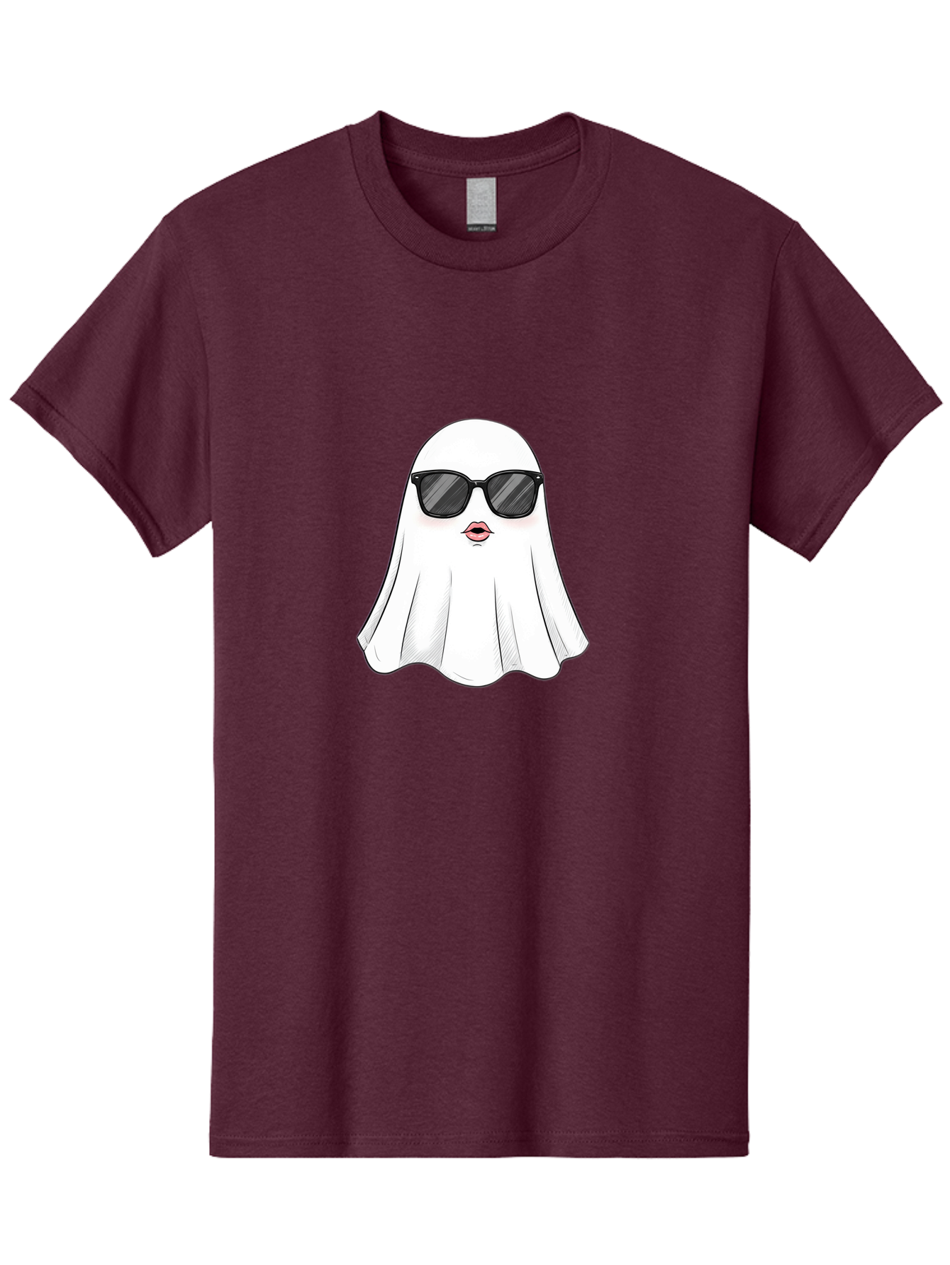Ghost-Sunglasses-2 Men'S Graphic Tee, 100% Cotton, Comfortable Casual Summer Wear, Machine Washable, Vintage Camera, Old Camera, Antique Camera, Black Camera, Classic Photography, Photography Equipment, Nostalgic Device, Film Camera, Bak669